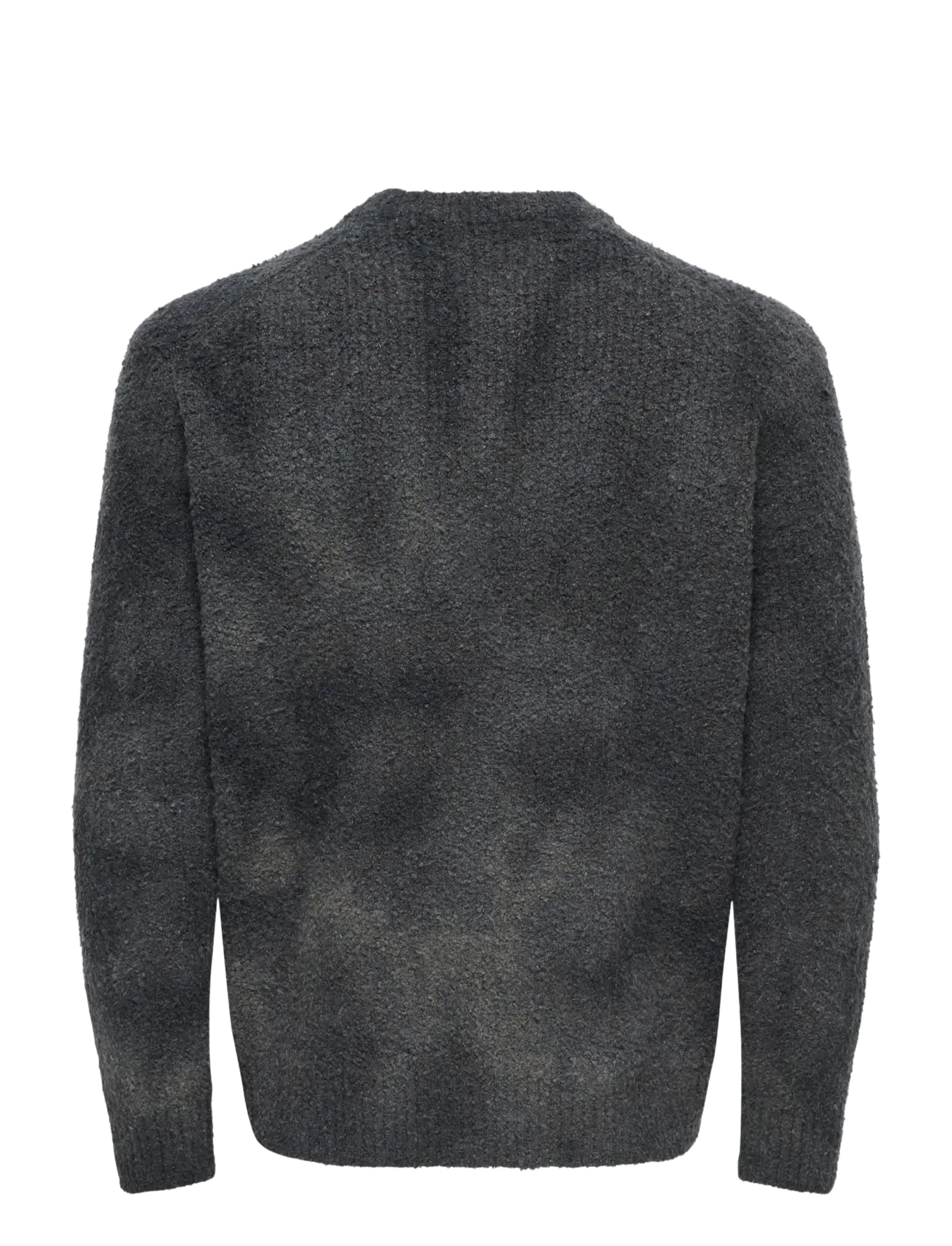 ONLY & SONS - ONSDALE RLX LS TIE DYE KNIT - beluga - 1