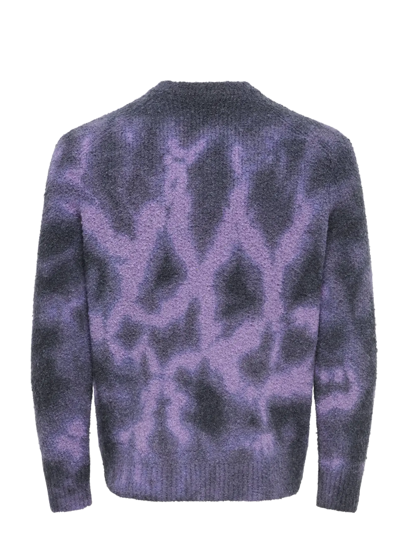 ONLY & SONS - ONSDALE RLX LS TIE DYE KNIT - purple haze - 1