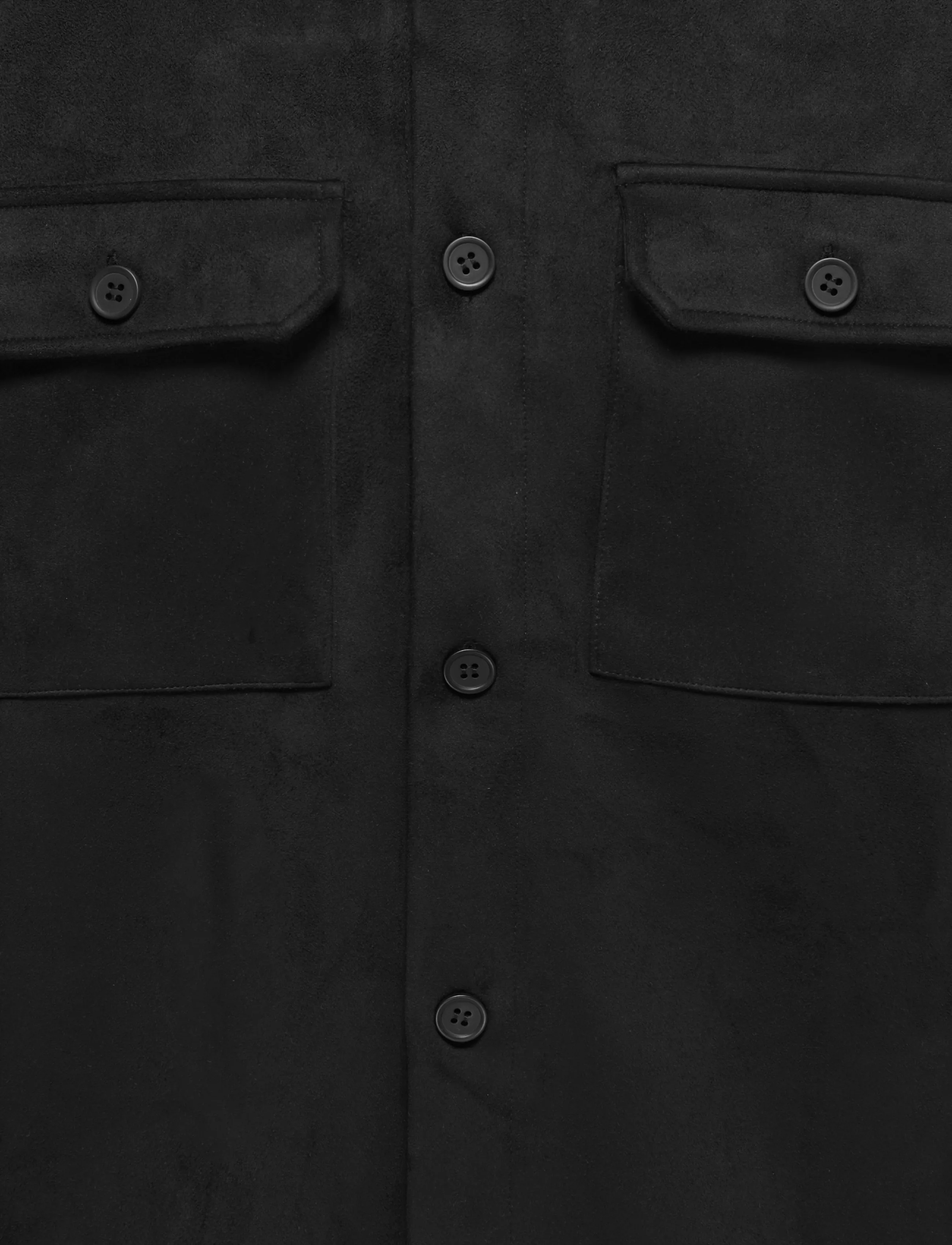 ONLY & SONS - ONSNATE KODYL FAUX  SUEDE OVRSHRT FRML - kollektioner - black - 2