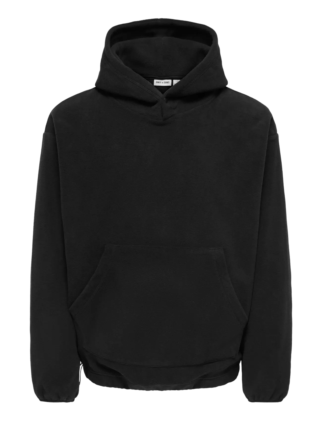 ONLY & SONS - ONSHUNTER RLX LS FLEECE HOODIE - teddy-pusad - black - 1