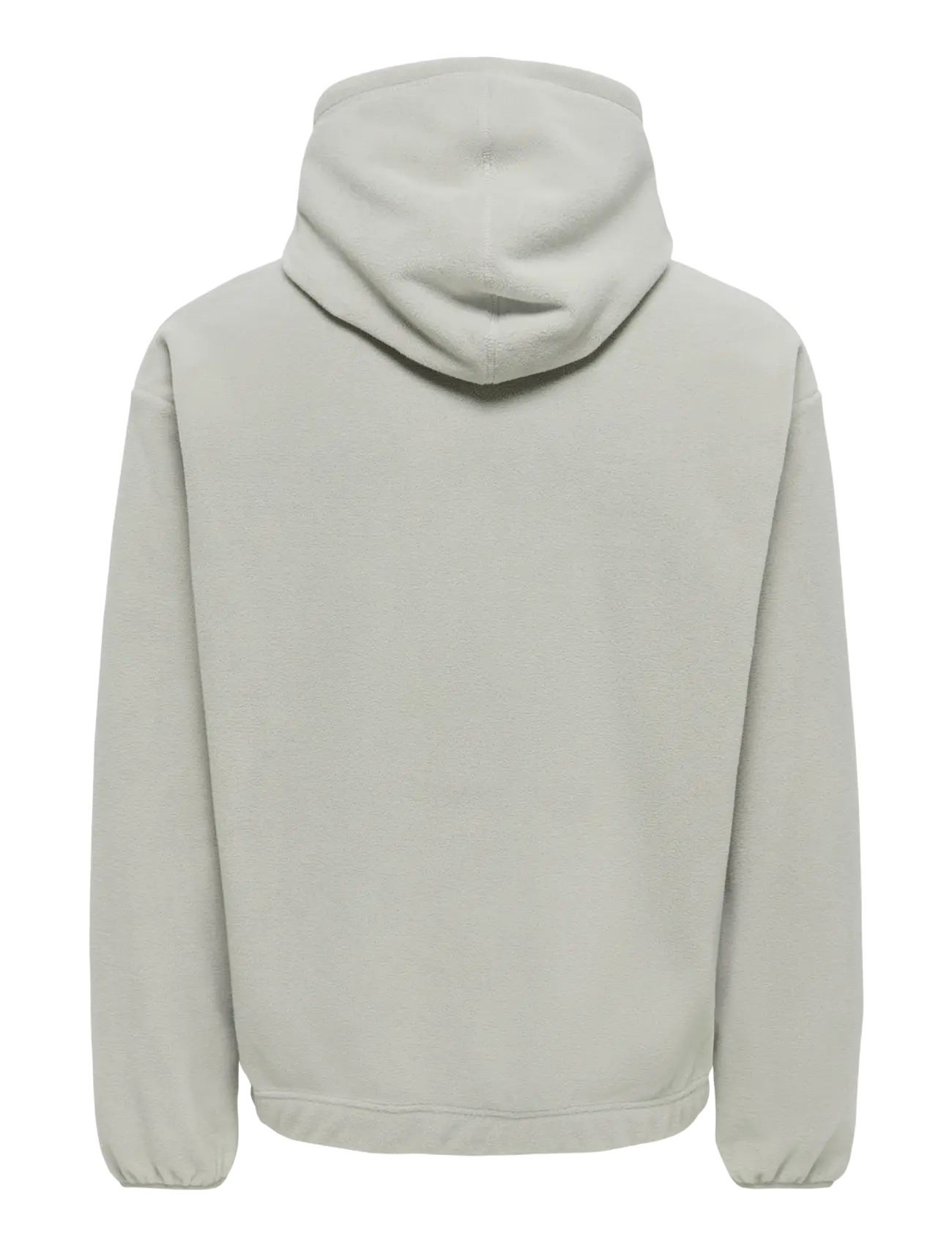 ONLY & SONS - ONSHUNTER RLX LS FLEECE HOODIE - teddy-pusad - ghost gray - 2