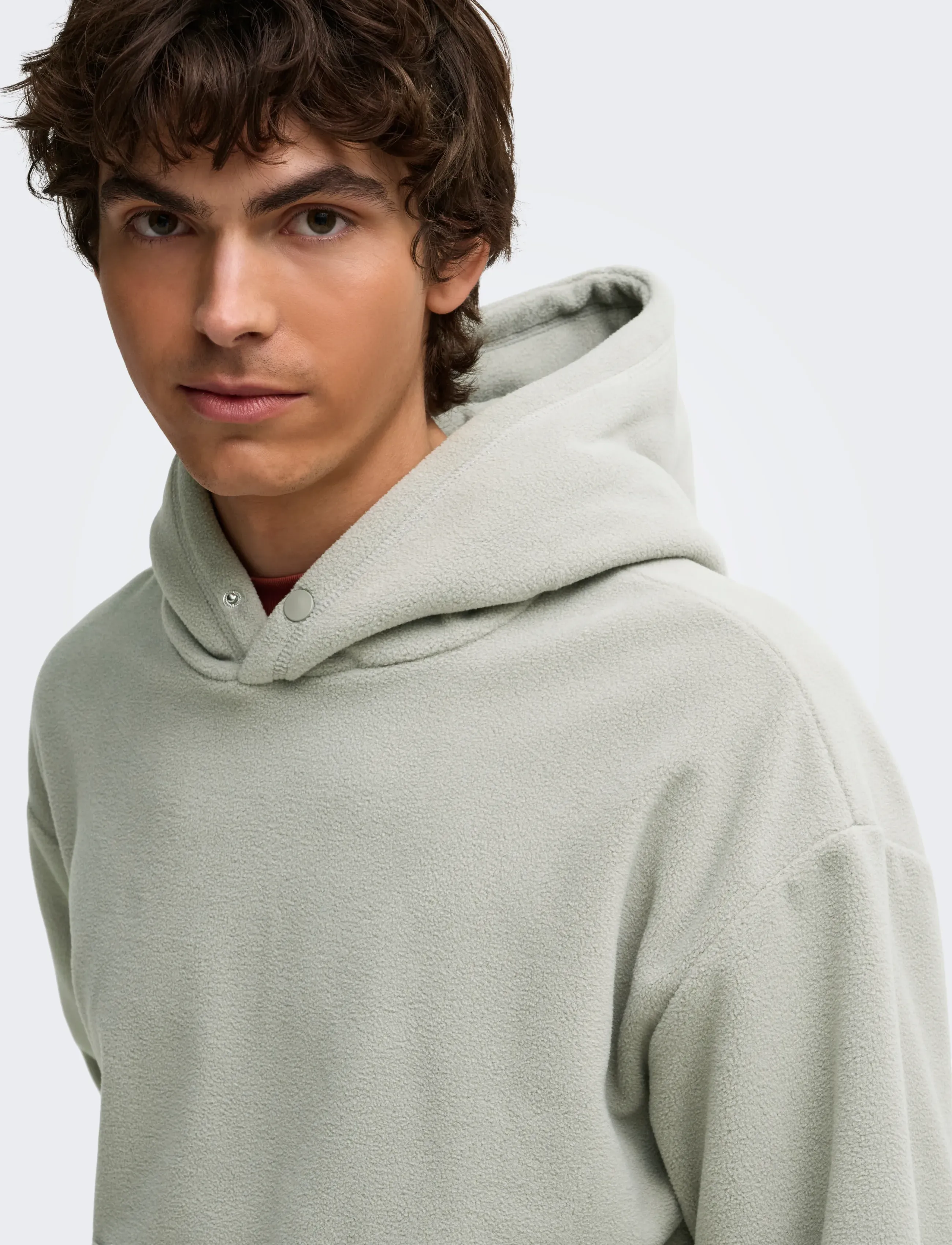 ONLY & SONS Onshunter Rlx Ls Fleece Hoodie herr – bild 4