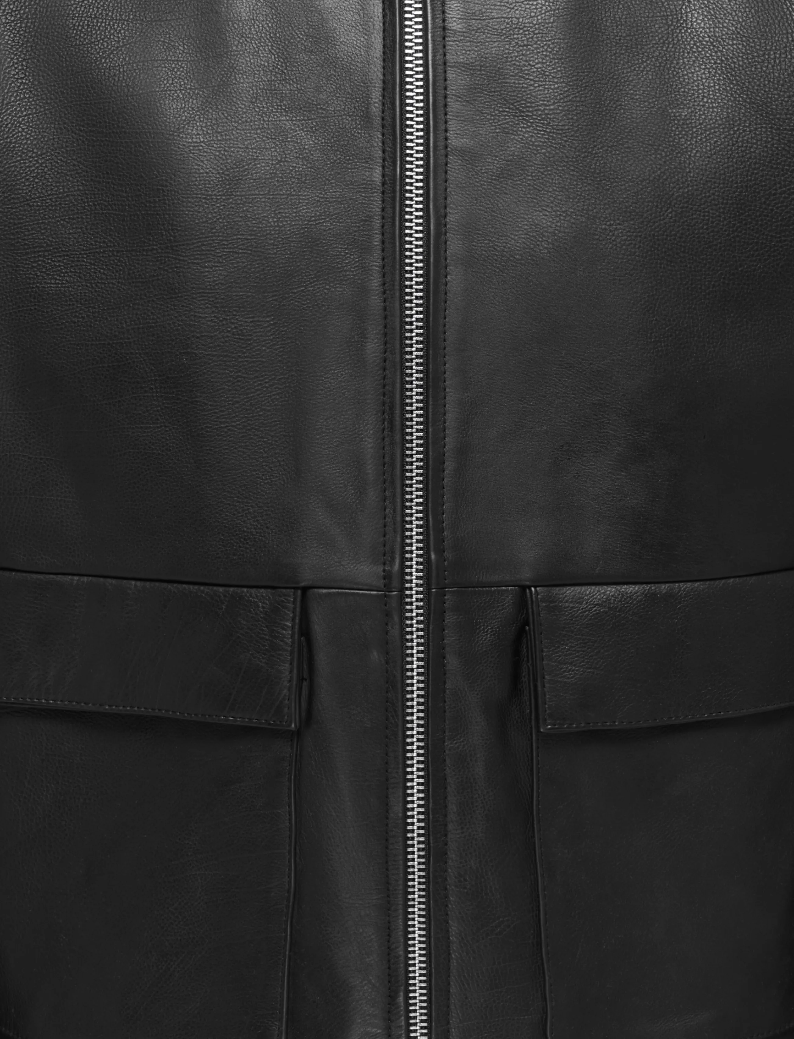 ONLY & SONS - ONSANDY LEATHER JACKET OTW - efterårsjakker - black - 2