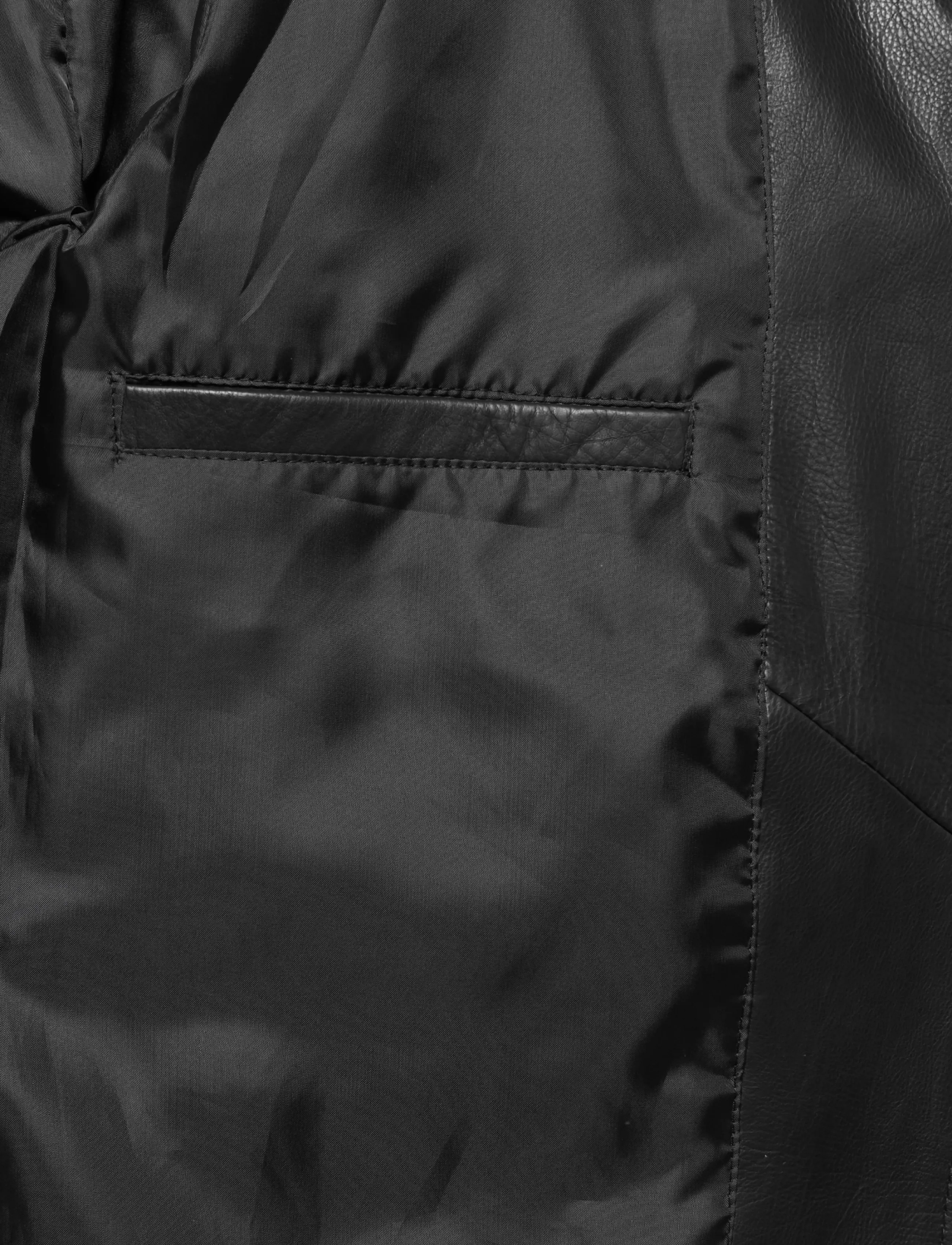 ONLY & SONS - ONSANDY LEATHER JACKET OTW - efterårsjakker - black - 3