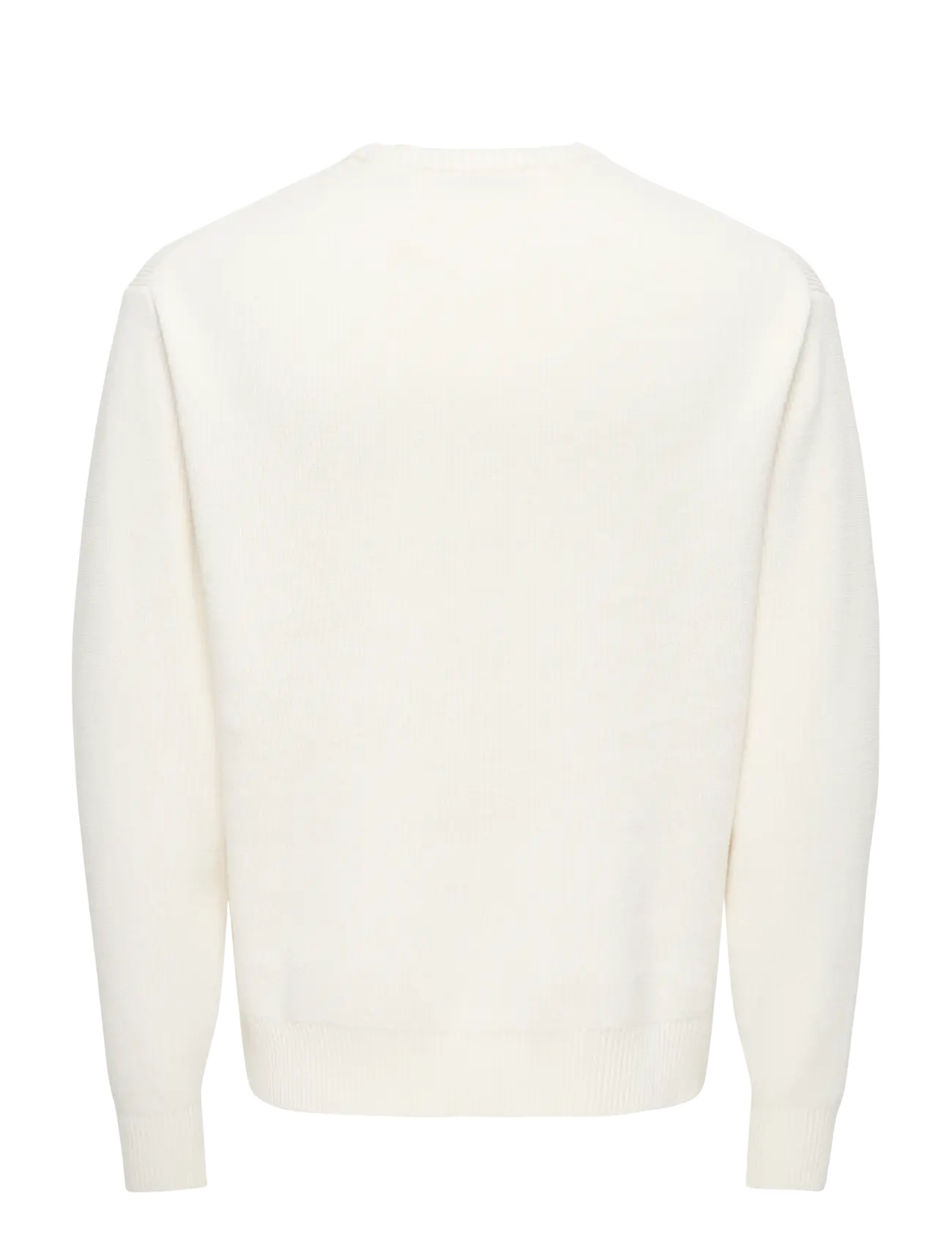 ONLY & SONS - ONSRODGER RLX CREW NECK KNIT - rund hals - cloud dancer - 2