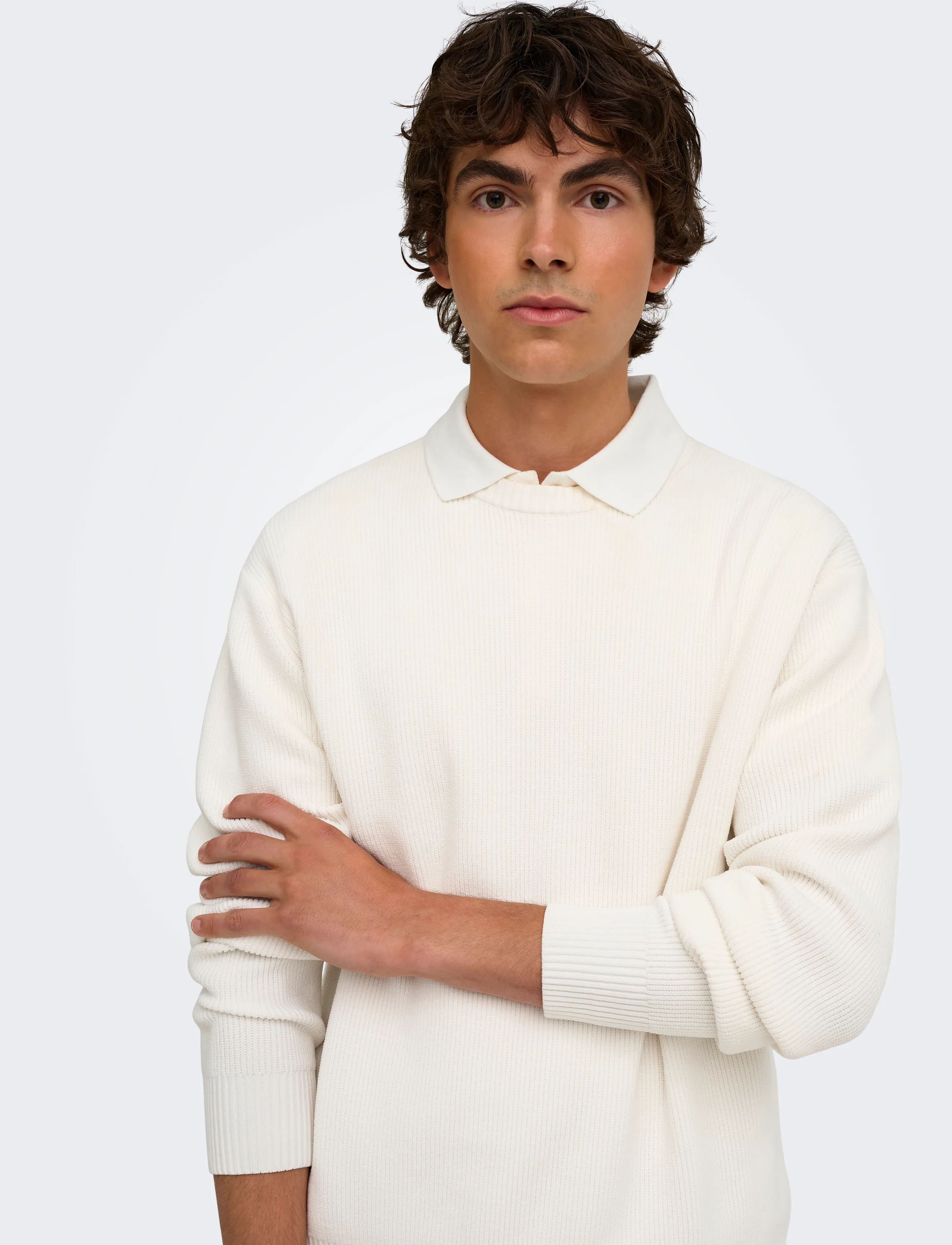 ONLY & SONS Onsrodger Rlx Crew Neck Knit stickade tröjor herr – bild 6