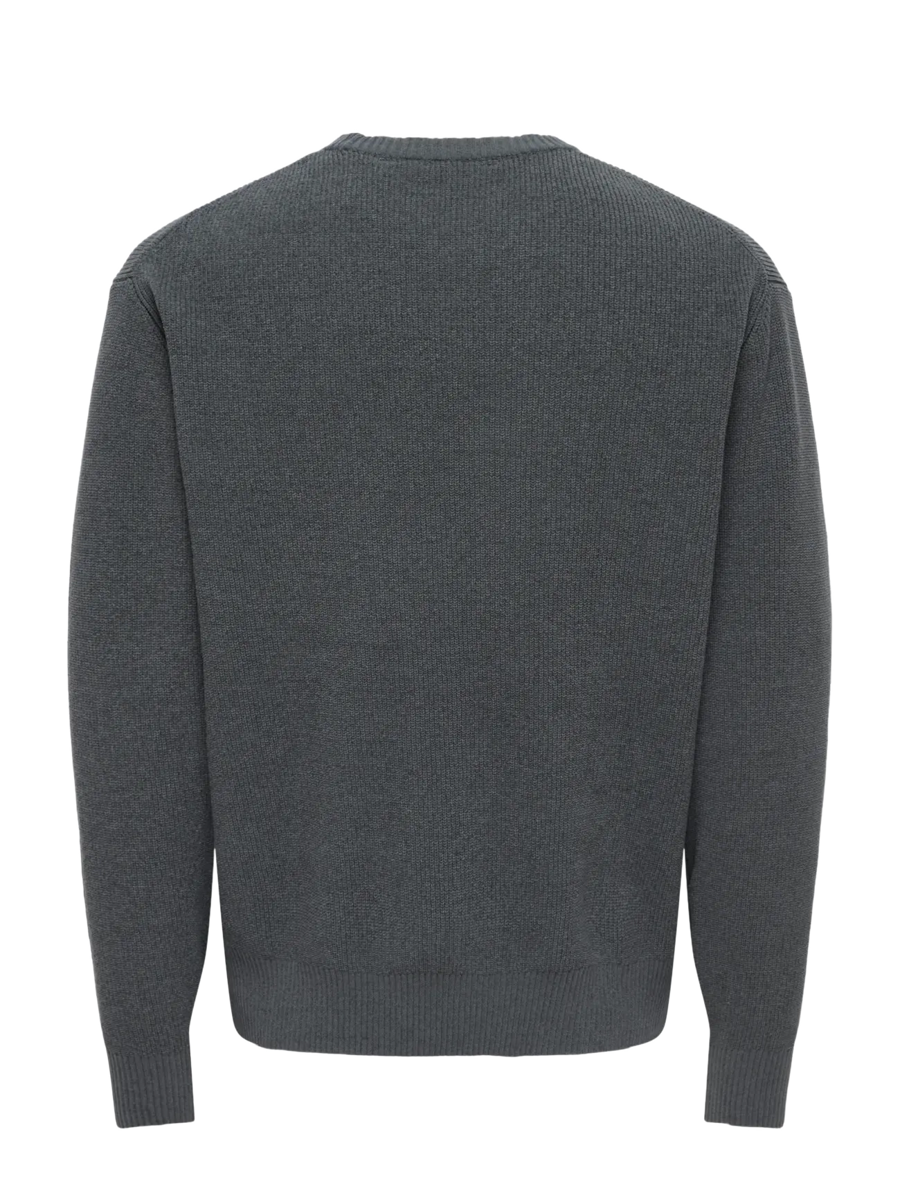 ONLY & SONS - ONSRODGER RLX CREW NECK KNIT - rundhals - grey pinstripe - 2