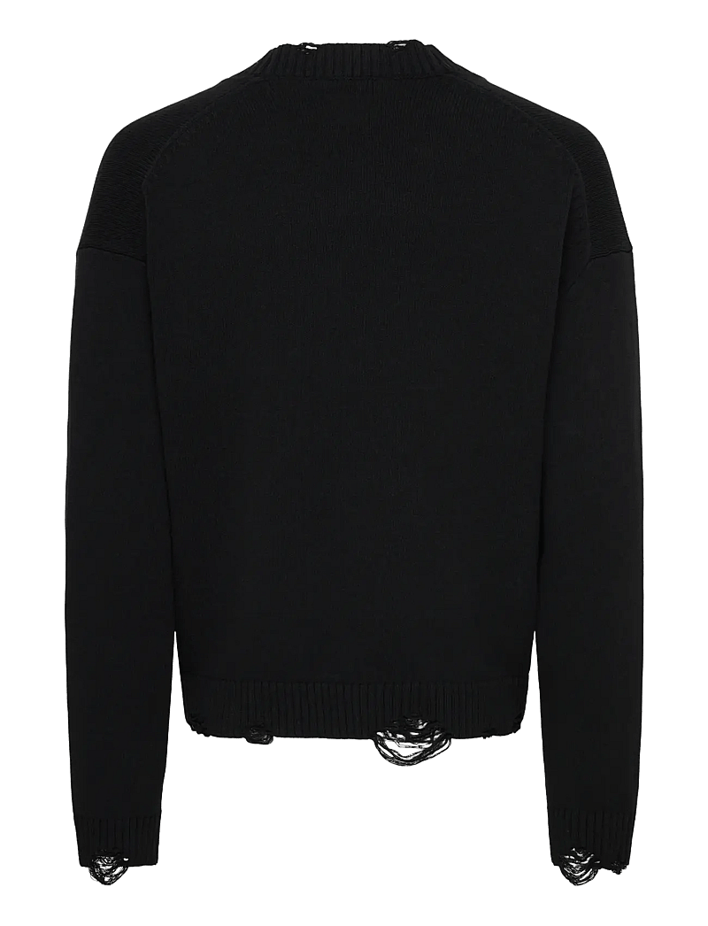 ONLY & SONS - ONSTUNE DS CROP CARDIGAN KNIT - cardigans - black - 1
