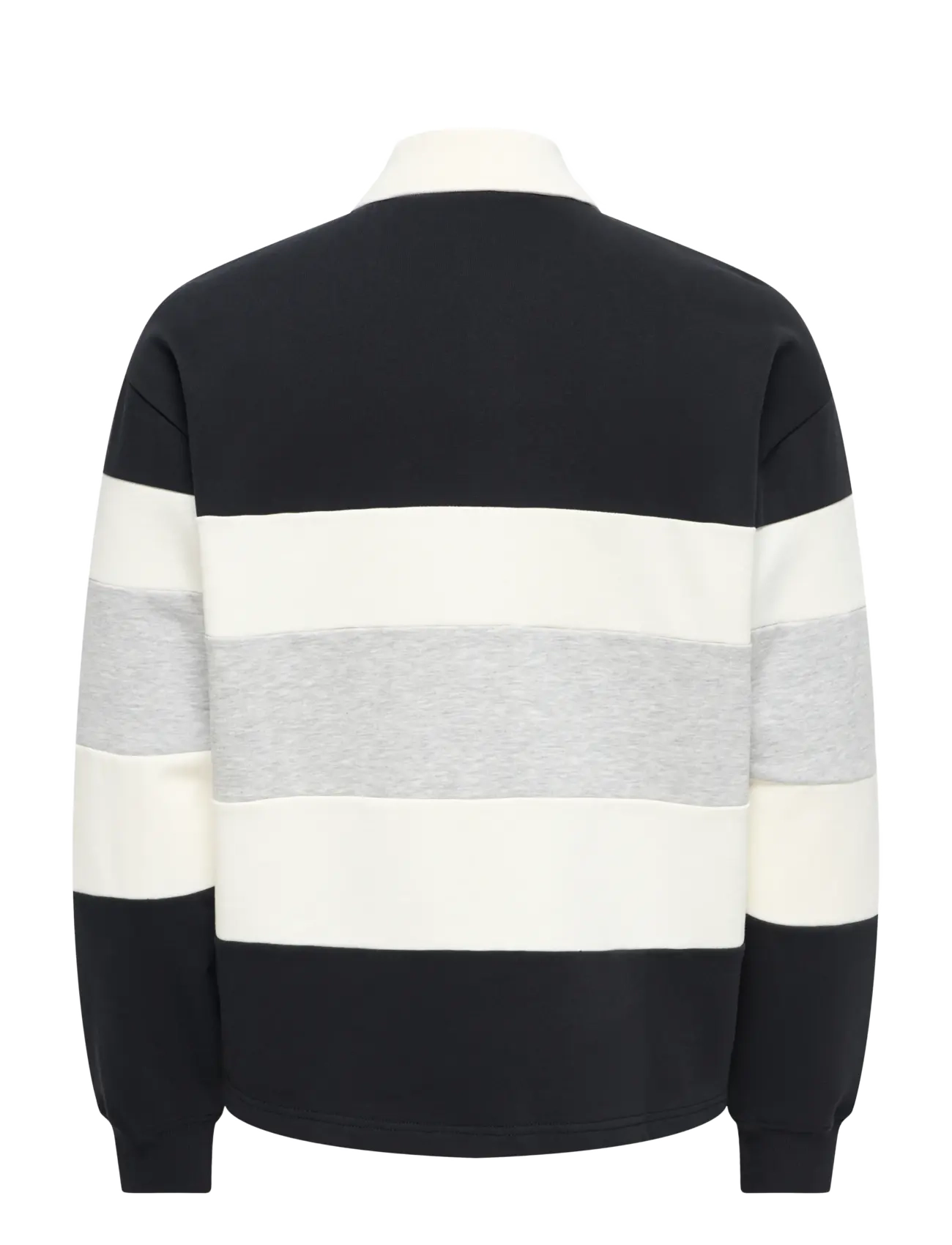 ONLY & SONS - ONSBENEDICT LS RUBGY RLX SWEAT POLO - black - 2