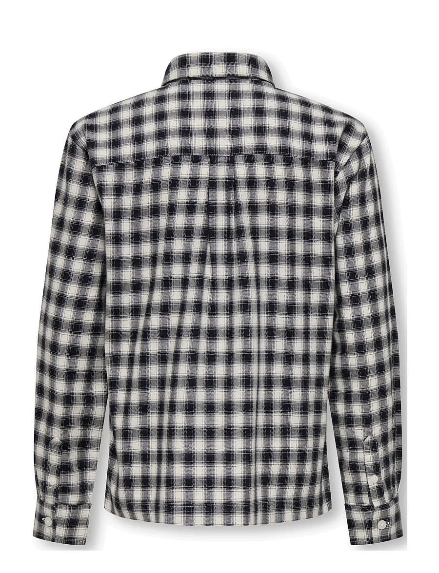 ONLY & SONS - OSJKOSTA LS SMALL CHECK REG SHIRT - dark navy - 1