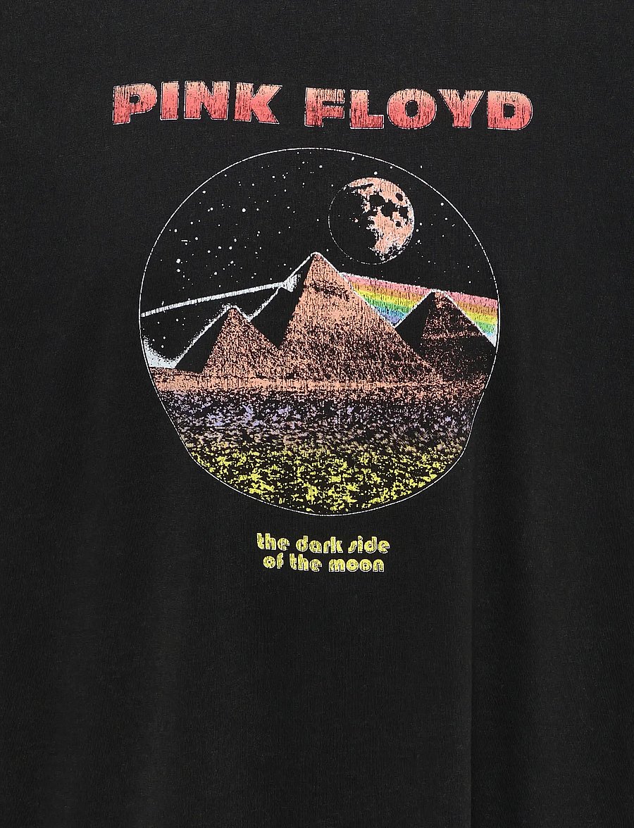 ONLY & SONS - ONSPINK FLOYD LIFE RLX SS WASHED LIC TEE - lühikeste varrukatega t-särgid - black - 2