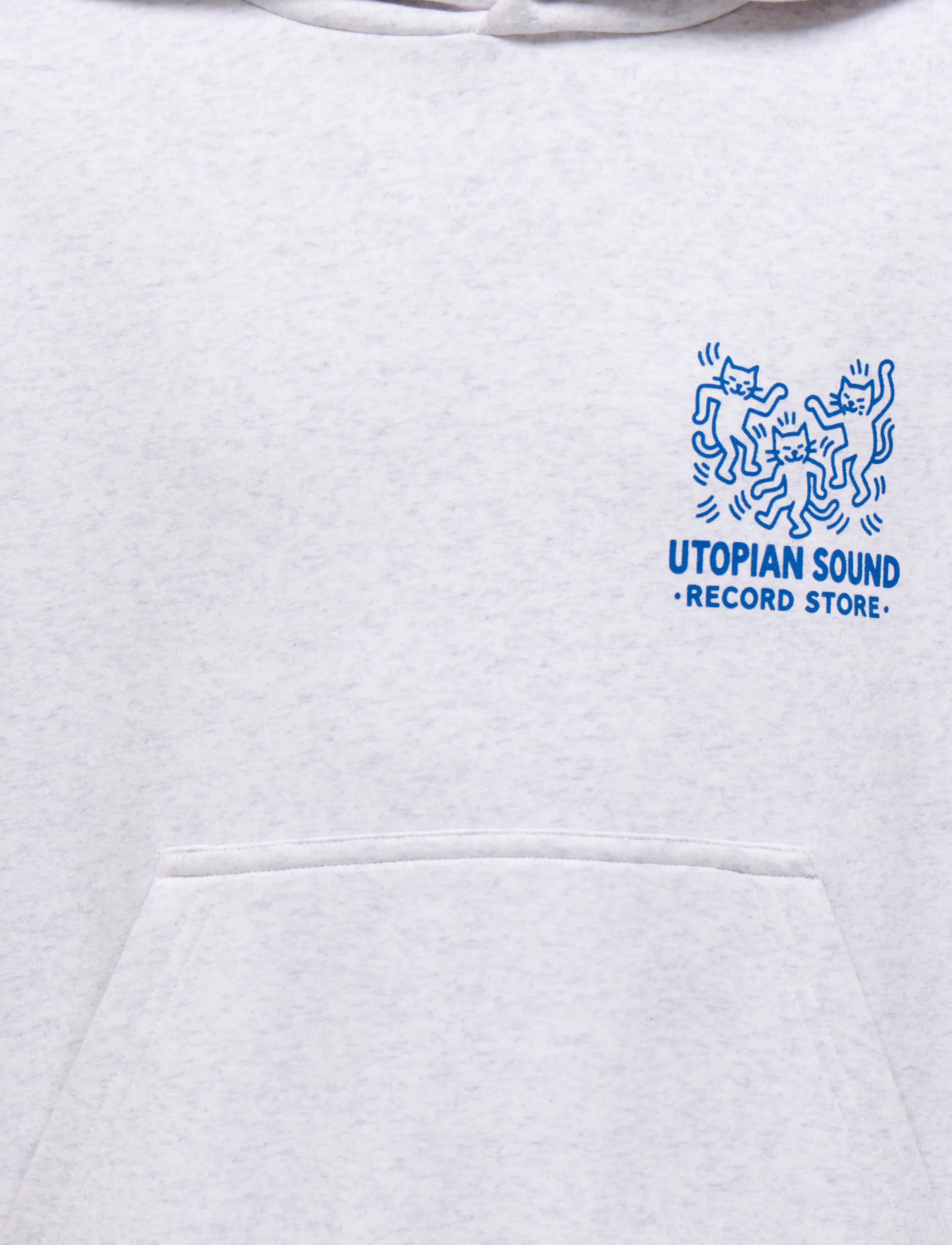 ONLY & SONS - OSJCERES RLX WORLD WIDE LS HOODIE - super light grey melange - 3