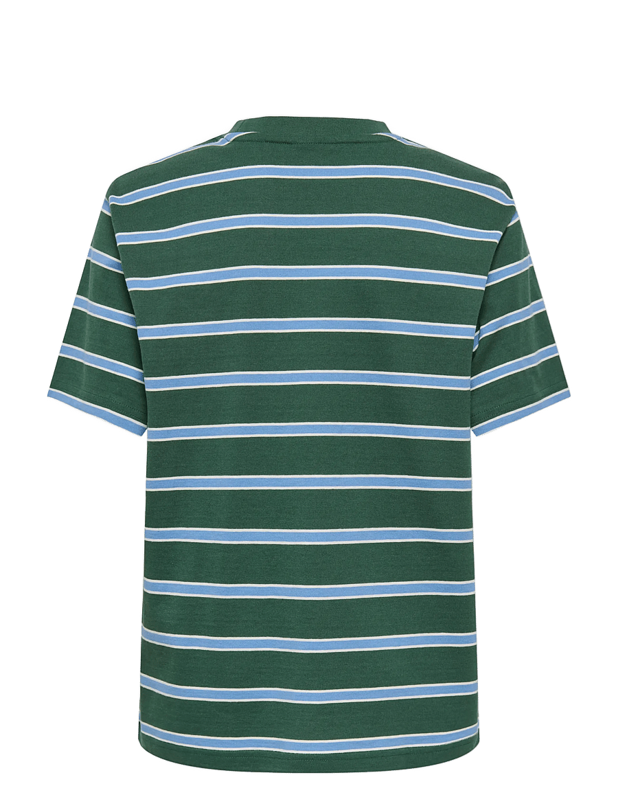 ONLY & SONS - OSJDAWSON RLX SS STRIPE TEE - kortärmade t-shirts - pineneedle - 1