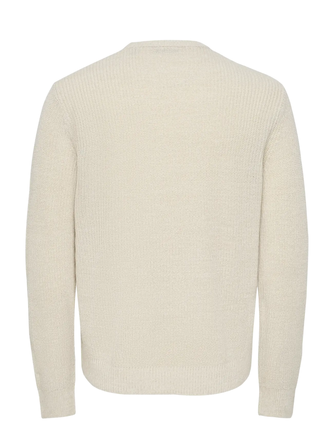 ONLY & SONS - ONSJONAS REG CREW NECK KNIT - round necks - egret - 2