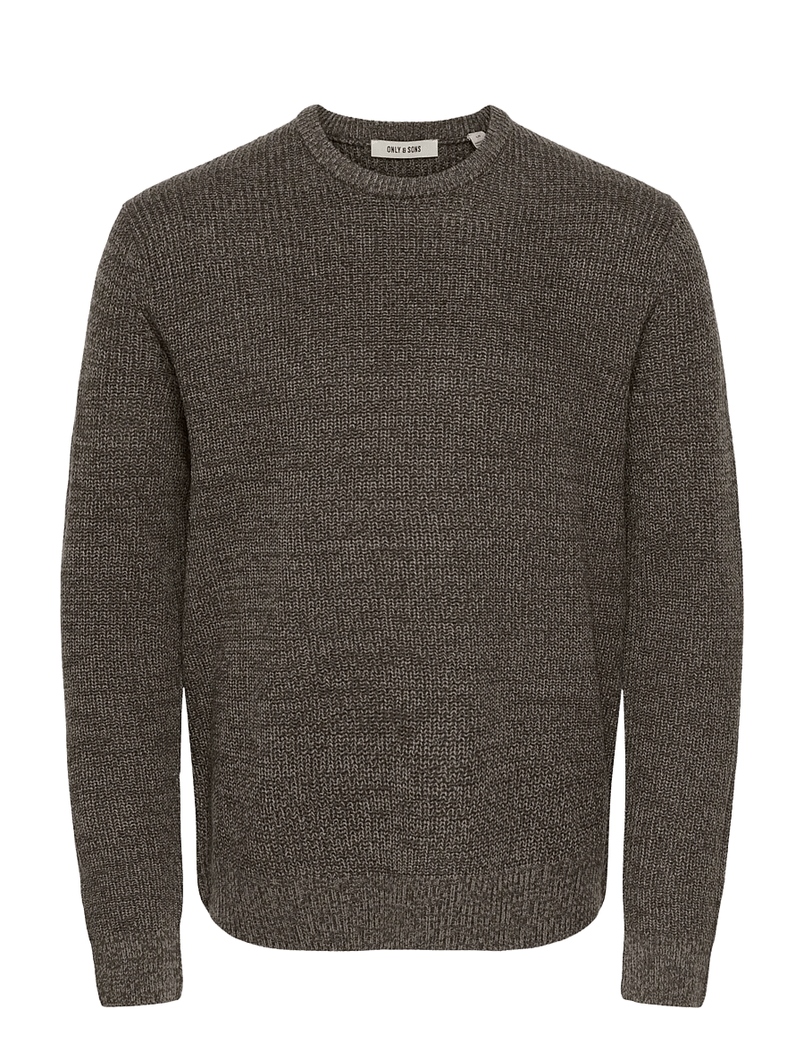 ONLY & SONS - ONSJONAS REG CREW NECK KNIT - round necks - falcon - 1