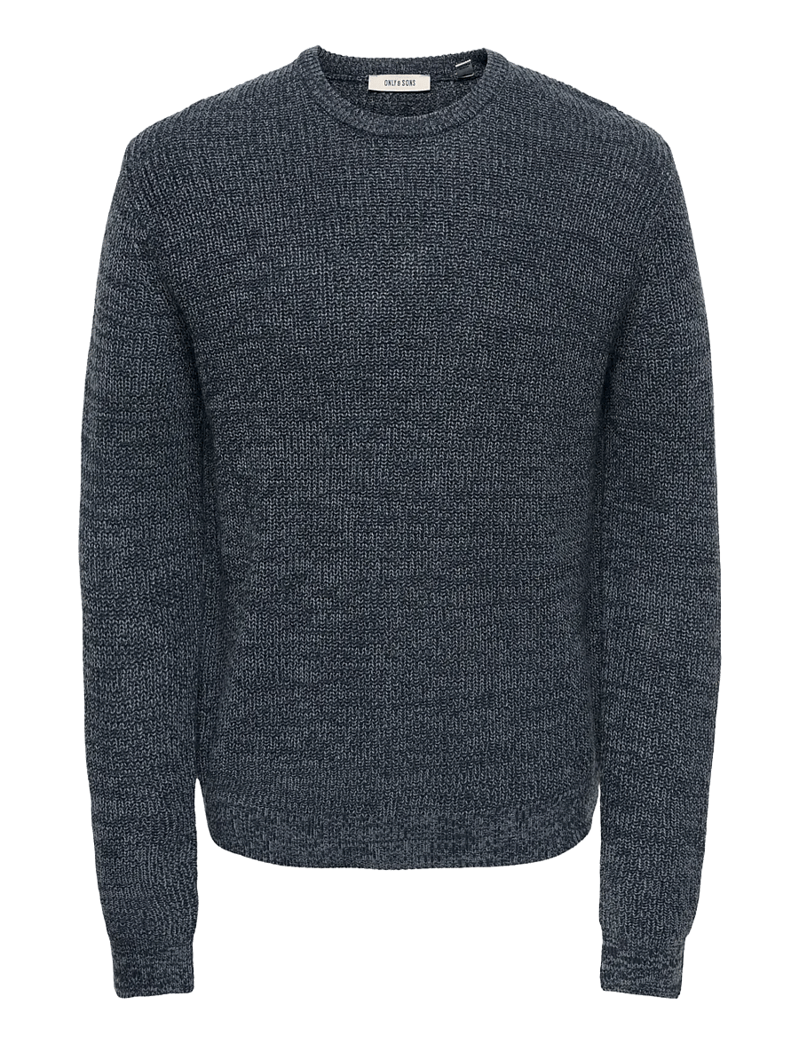ONLY & SONS - ONSJONAS REG CREW NECK KNIT - rund hals - sky captain - 1
