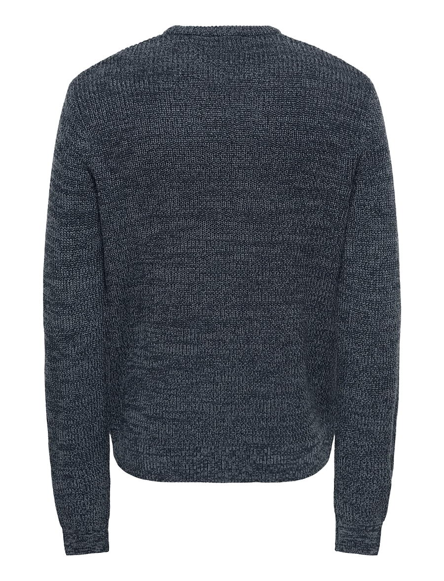 ONLY & SONS - ONSJONAS REG CREW NECK KNIT - rund hals - sky captain - 2