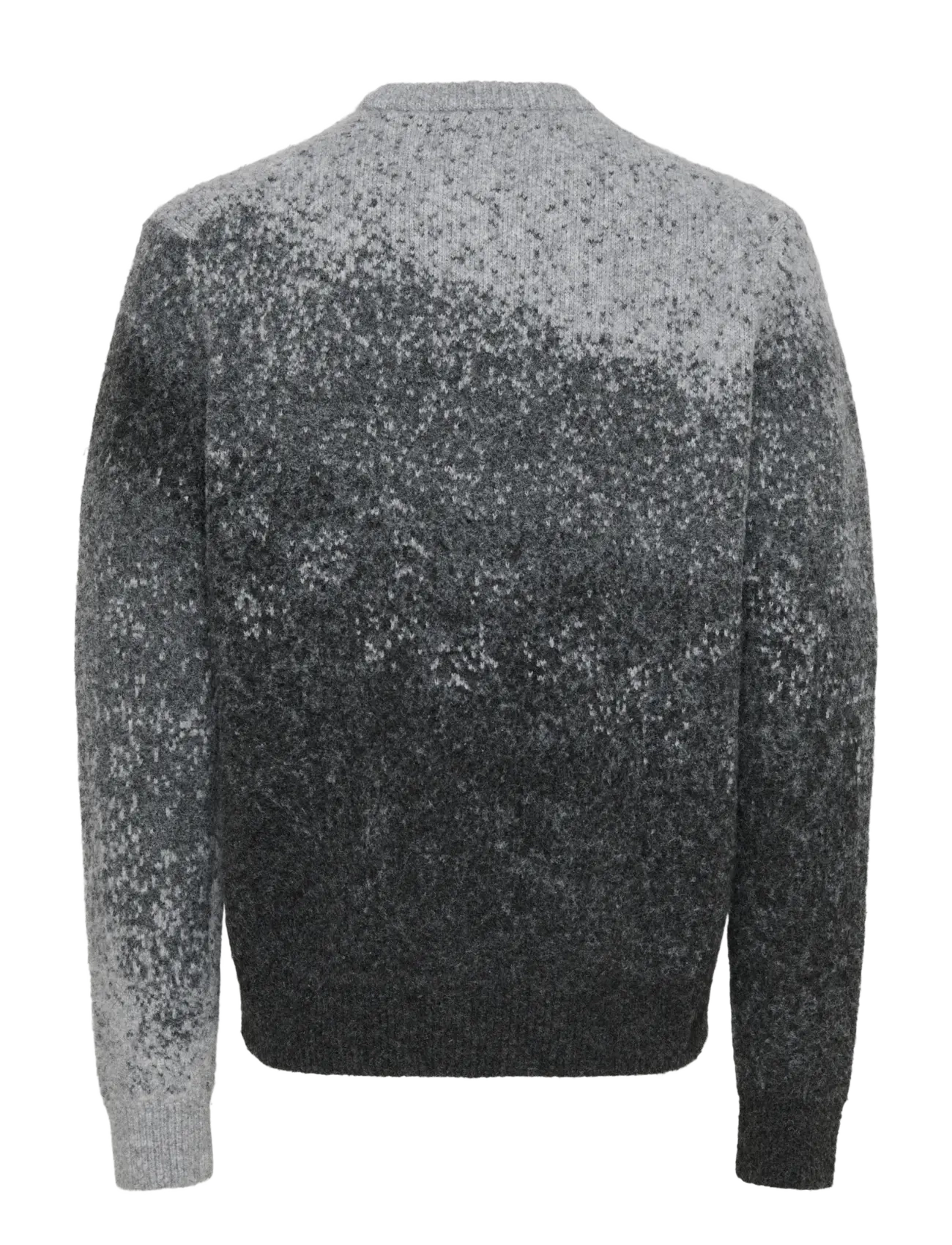 ONLY & SONS - ONSOSCAR RLX CREW NECK KNIT - light grey melange - 2