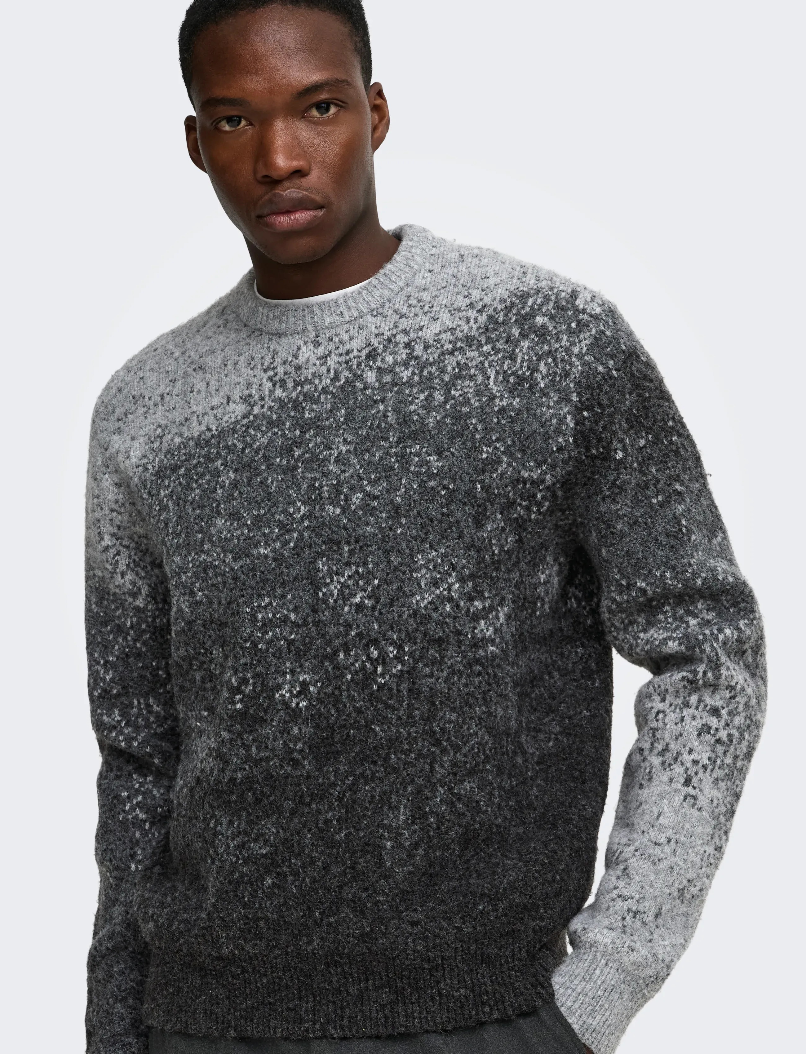 ONLY & SONS Onsoscar Rlx Crew Neck Knit stickade tröjor herr – bild 6