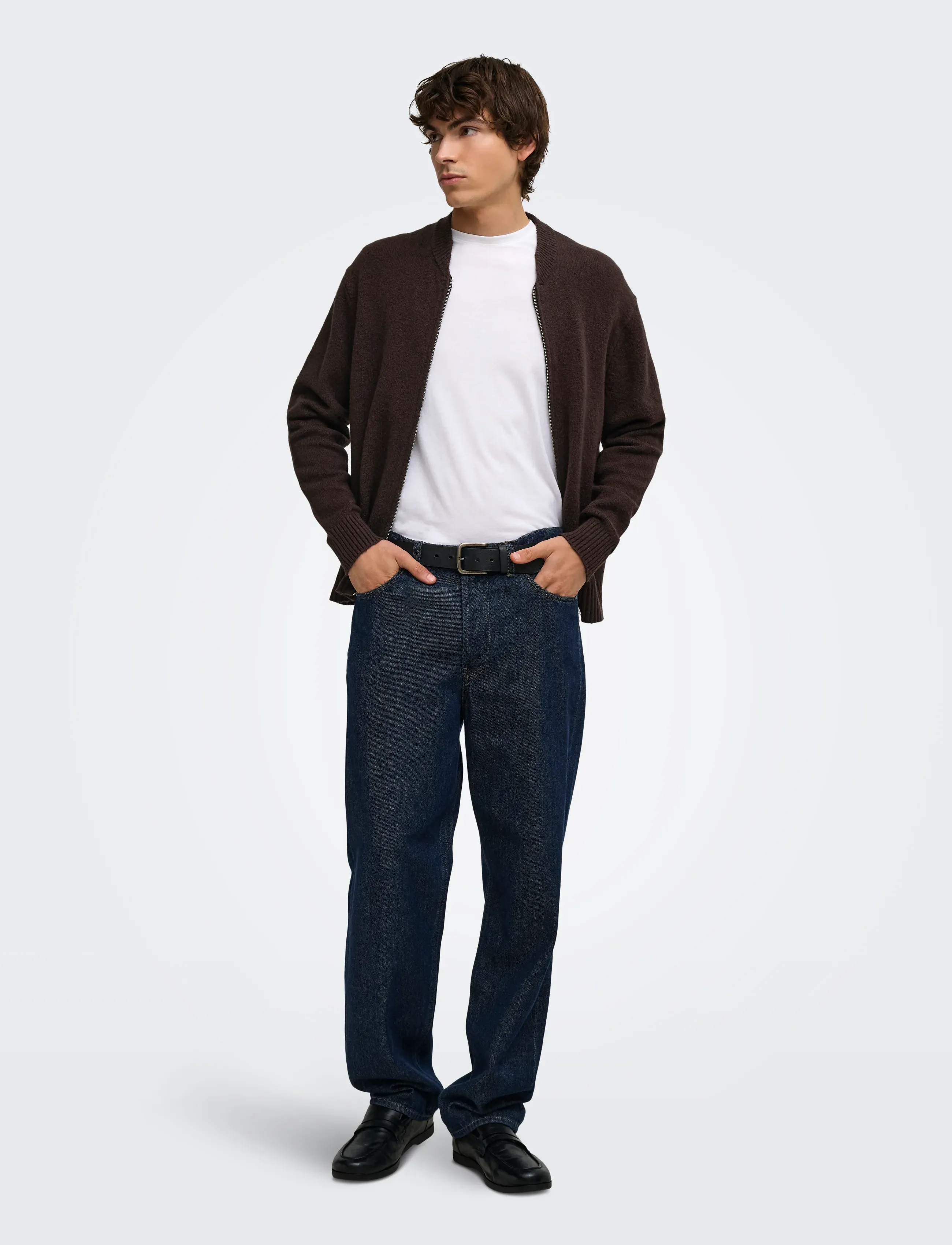 ONLY & SONS - ONSJAMES RLX CARDIGN KNIT - strickjacken - demitasse - 3
