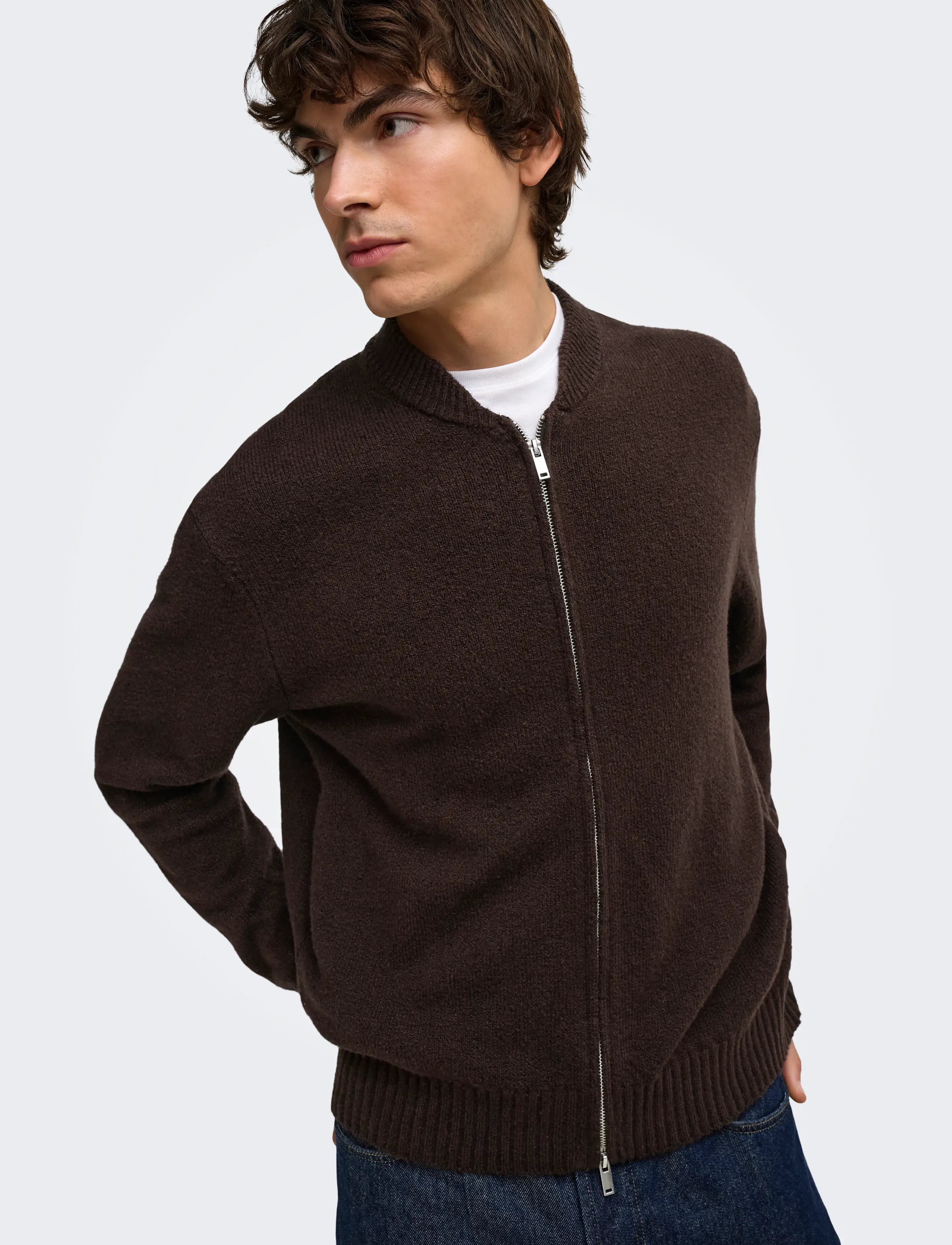 ONLY & SONS - ONSJAMES RLX CARDIGN KNIT - strickjacken - demitasse - 5