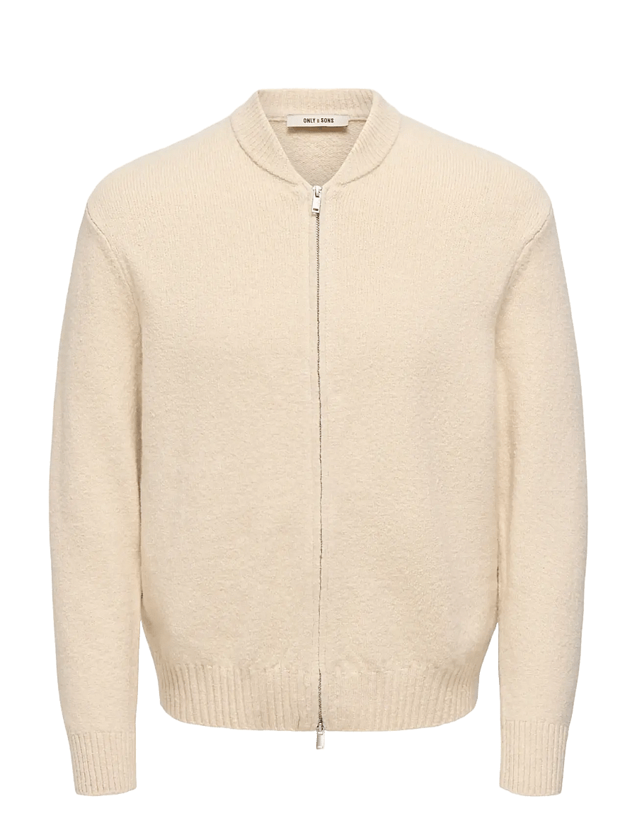 ONLY & SONS - ONSJAMES RLX CARDIGN KNIT - strickjacken - oatmeal - 1