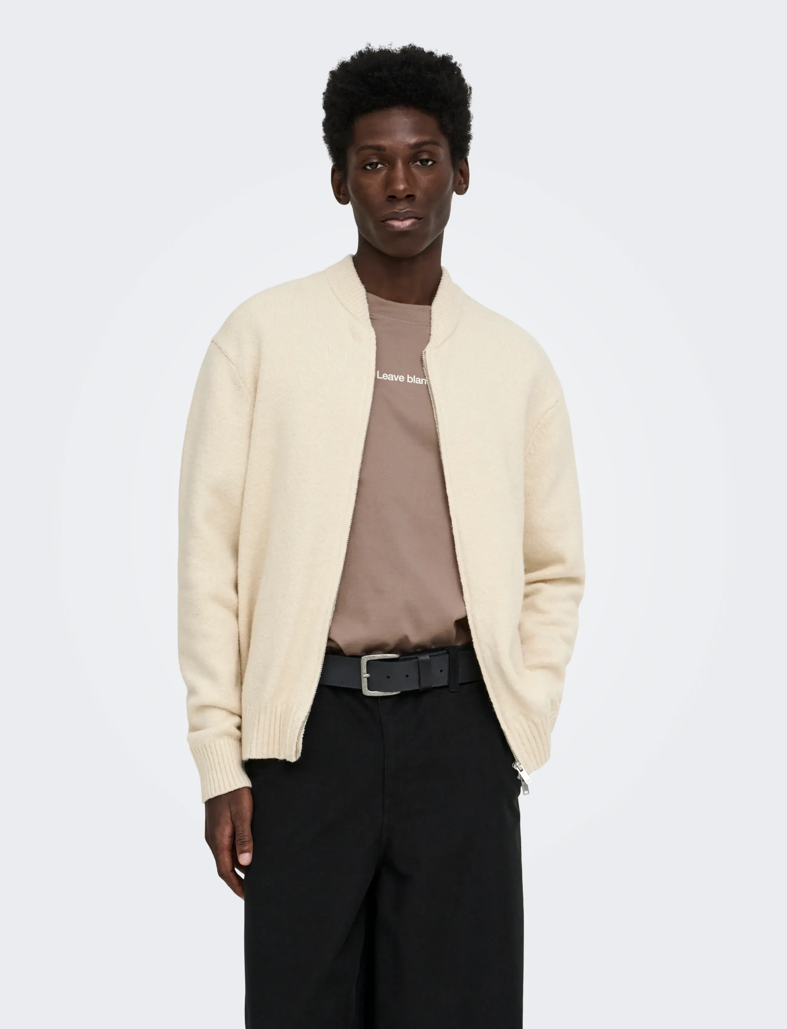 ONLY & SONS - ONSJAMES RLX CARDIGN KNIT - strickjacken - oatmeal - 0