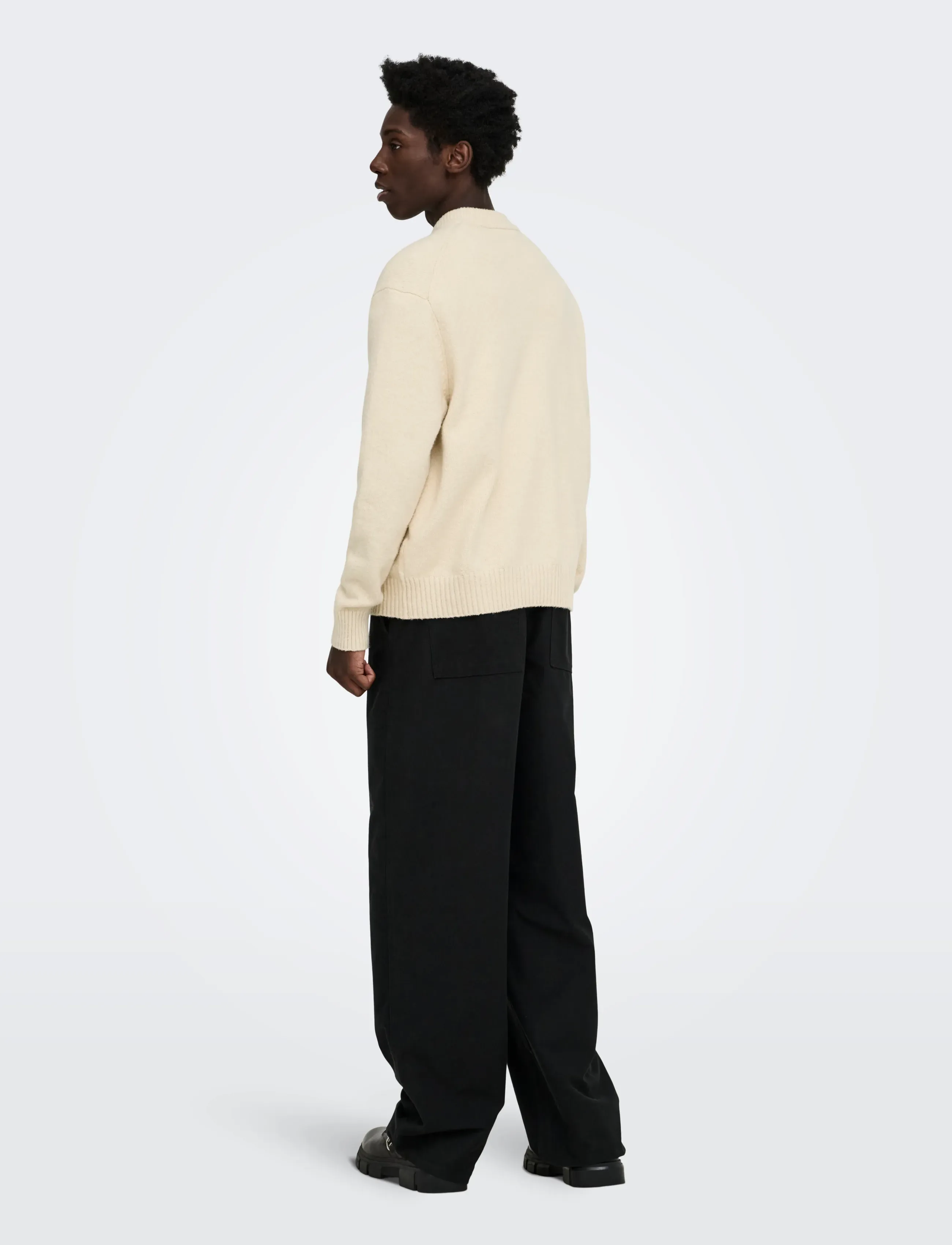 ONLY & SONS - ONSJAMES RLX CARDIGN KNIT - strickjacken - oatmeal - 3