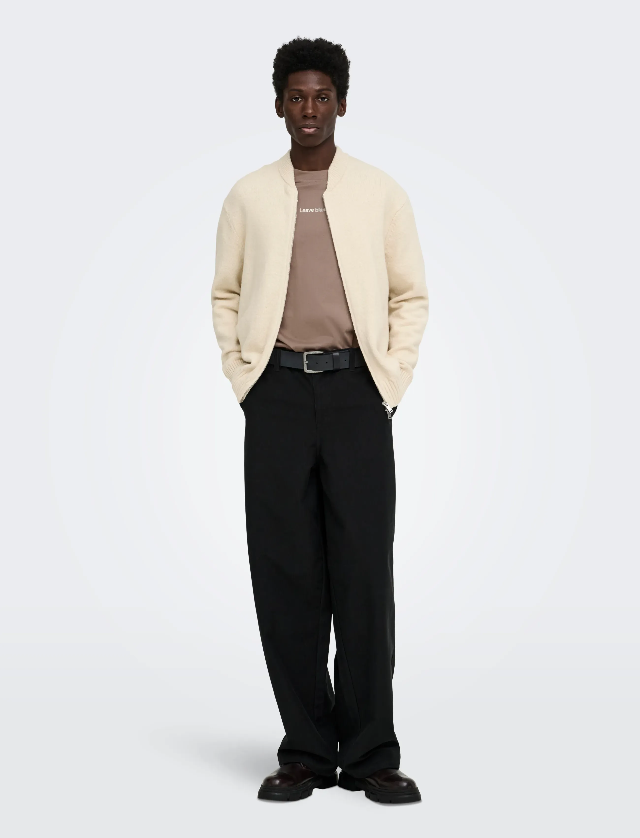 ONLY & SONS - ONSJAMES RLX CARDIGN KNIT - strickjacken - oatmeal - 4