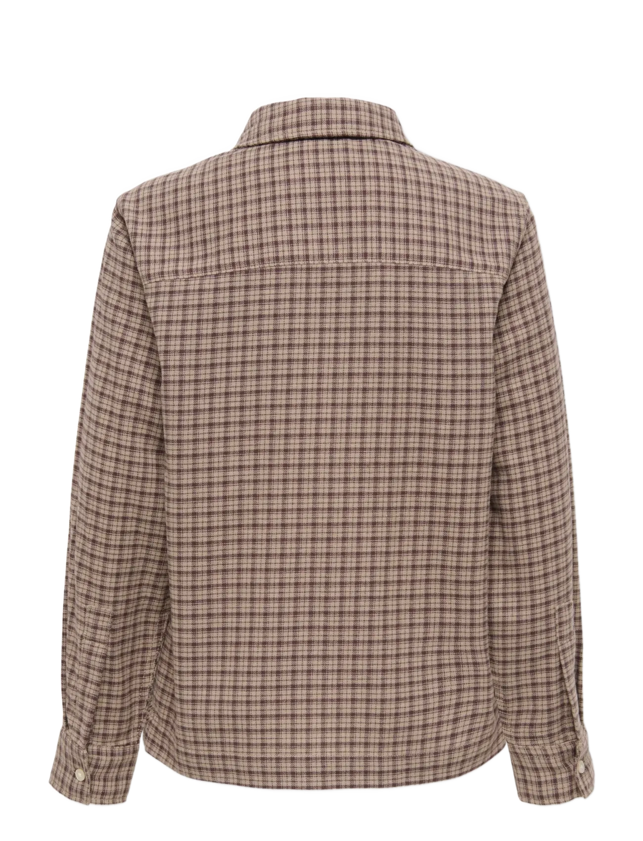 ONLY & SONS - OSJHALE FLANNEL CHECK SHIRT RLX - langärmlige hemden - travertine - 1