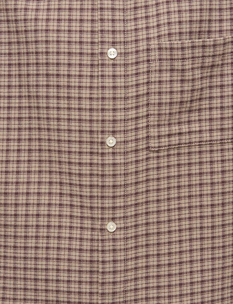ONLY & SONS - OSJHALE FLANNEL CHECK SHIRT RLX - langärmlige hemden - travertine - 2