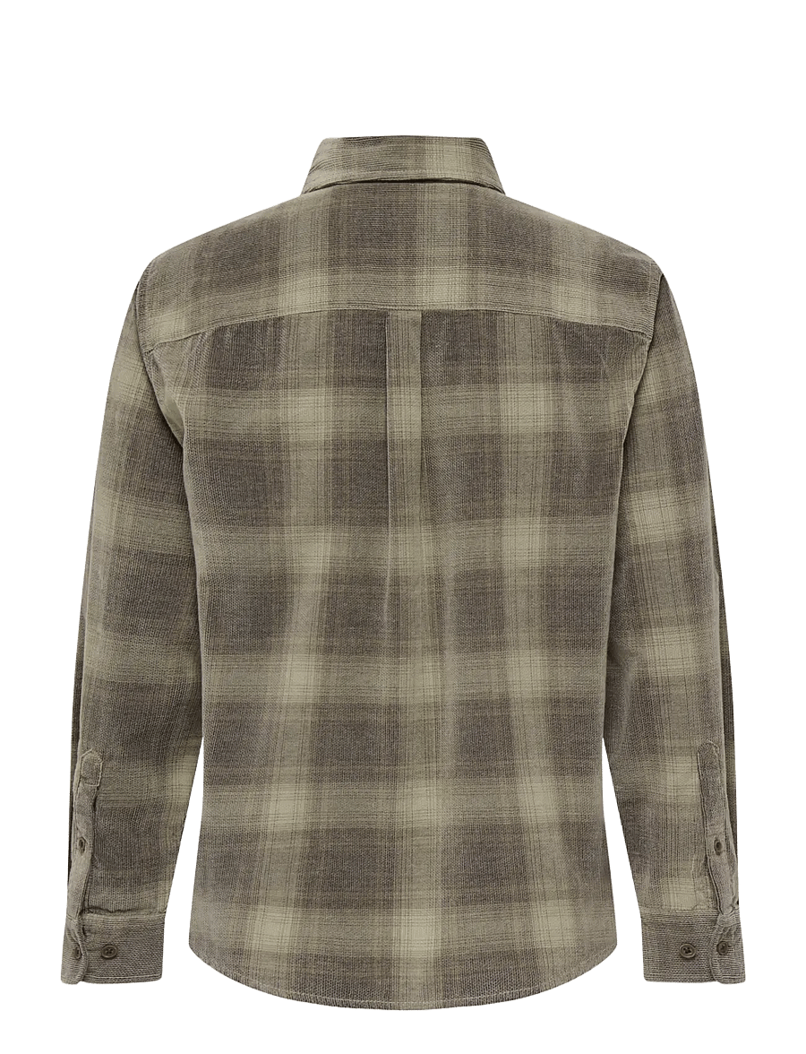 ONLY & SONS - OSJWILLIAM CORD LS SHIRT JR - soft silt - 1