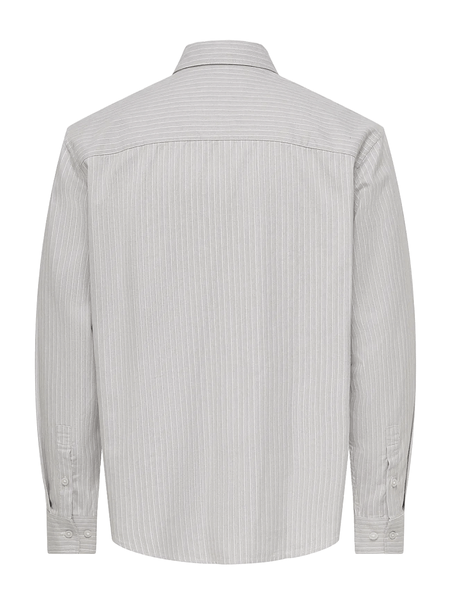 ONLY & SONS - ONSFROME LS SHIRT RLX FRML - silver lining - 2