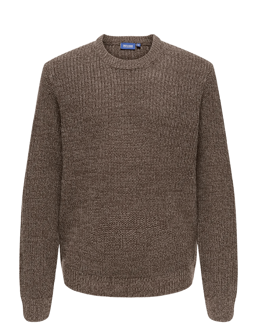ONLY & SONS - OSJJONAS REG CREW NECK KNIT - trøjer - falcon - 0