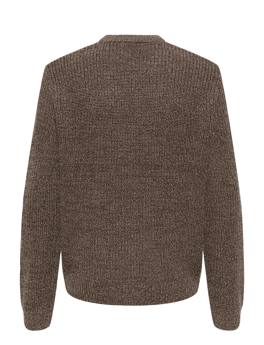 ONLY & SONS - OSJJONAS REG CREW NECK KNIT - trøjer - falcon - 1