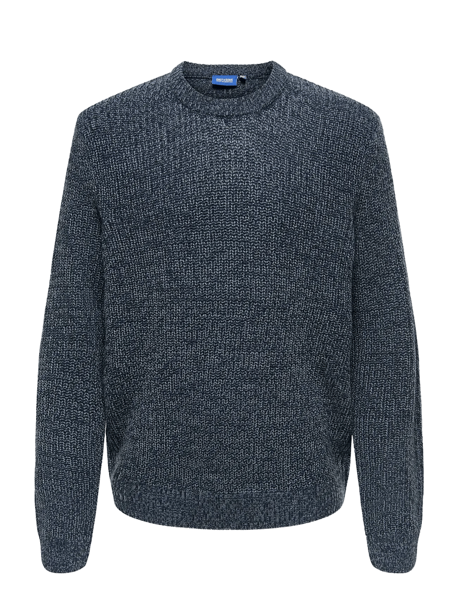 ONLY & SONS - OSJJONAS REG CREW NECK KNIT - trøjer - sky captain - 0