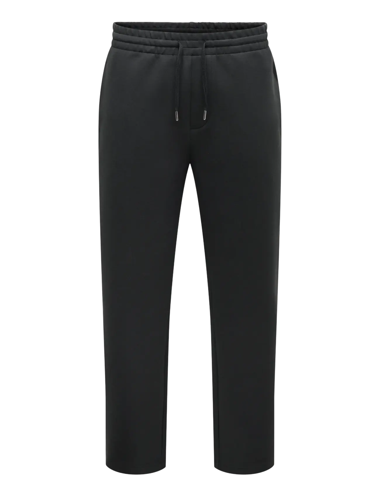 ONLY & SONS Onsgoyle Wide Scuba Pant, XS, Black, Underdele > Joggingbukser, Herre