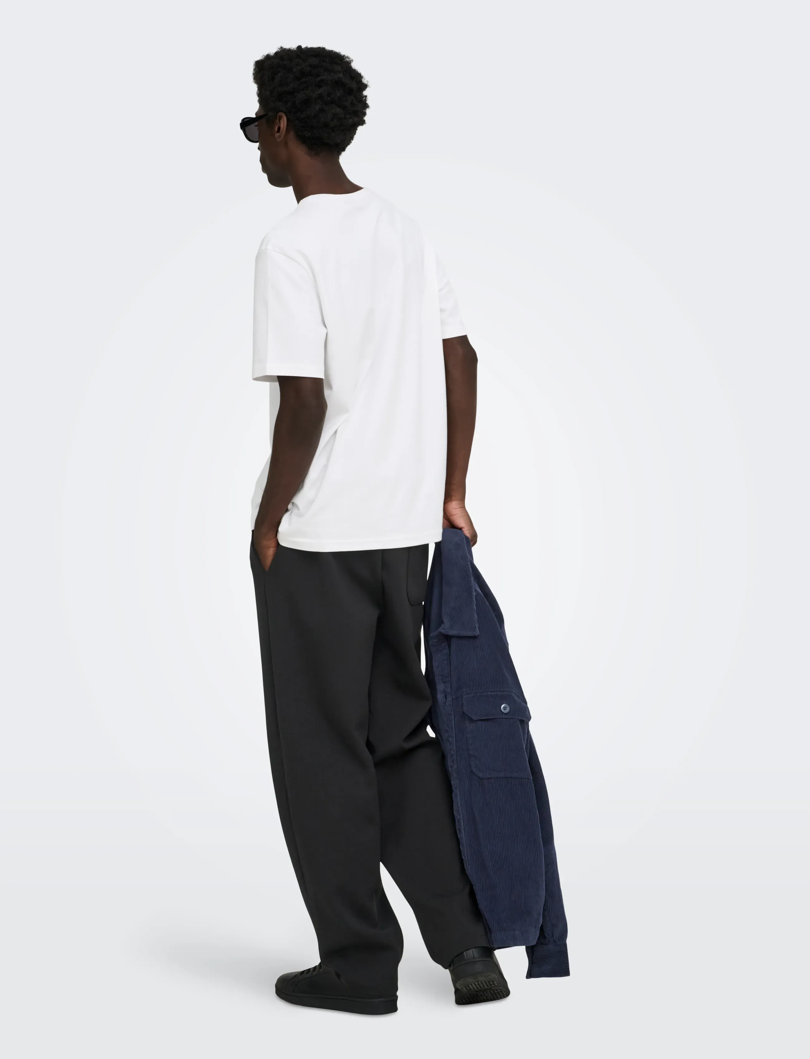 ONLY & SONS - ONSGOYLE WIDE SCUBA PANT - kollektionen - black - 3