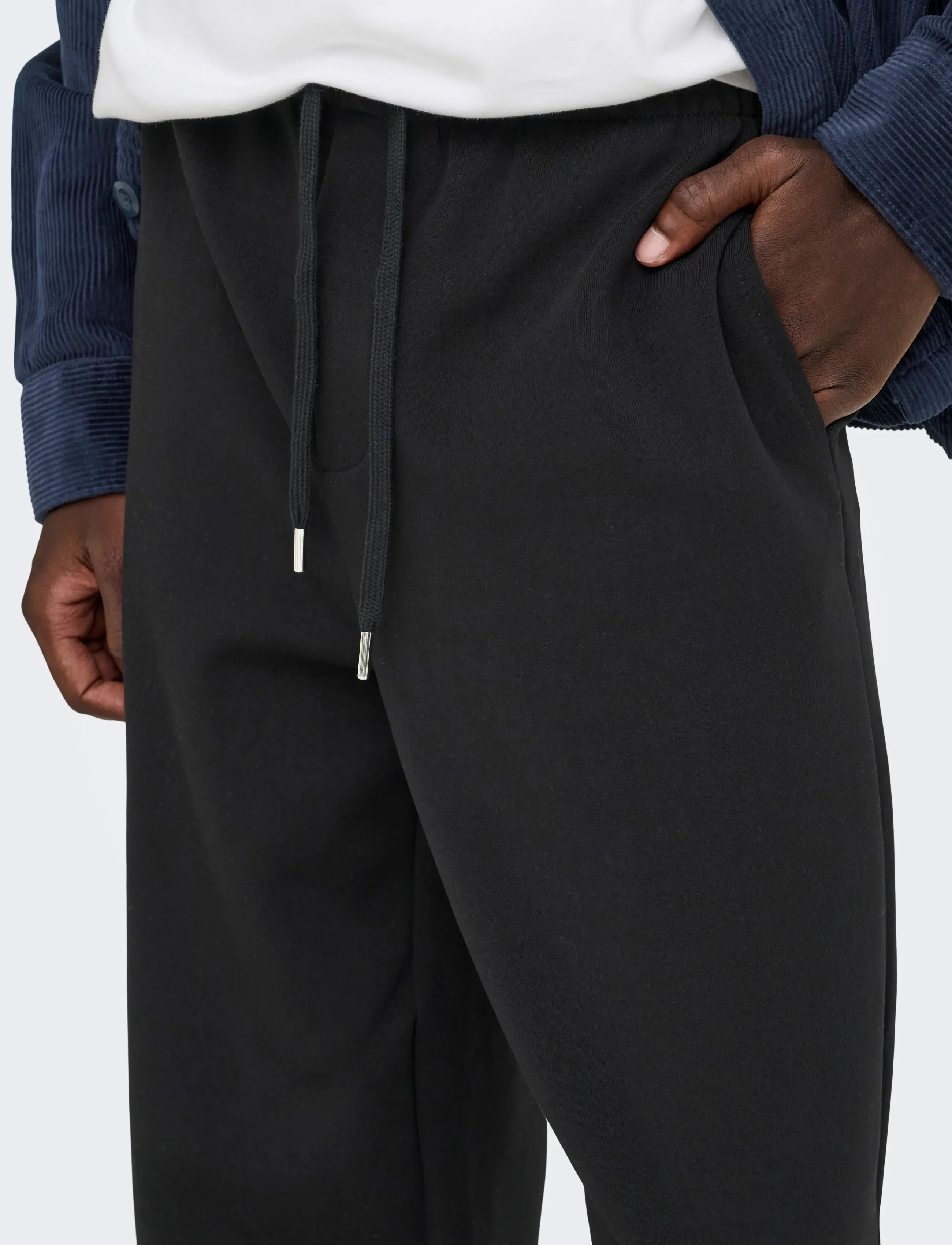 ONLY & SONS - ONSGOYLE WIDE SCUBA PANT - kollektionen - black - 5
