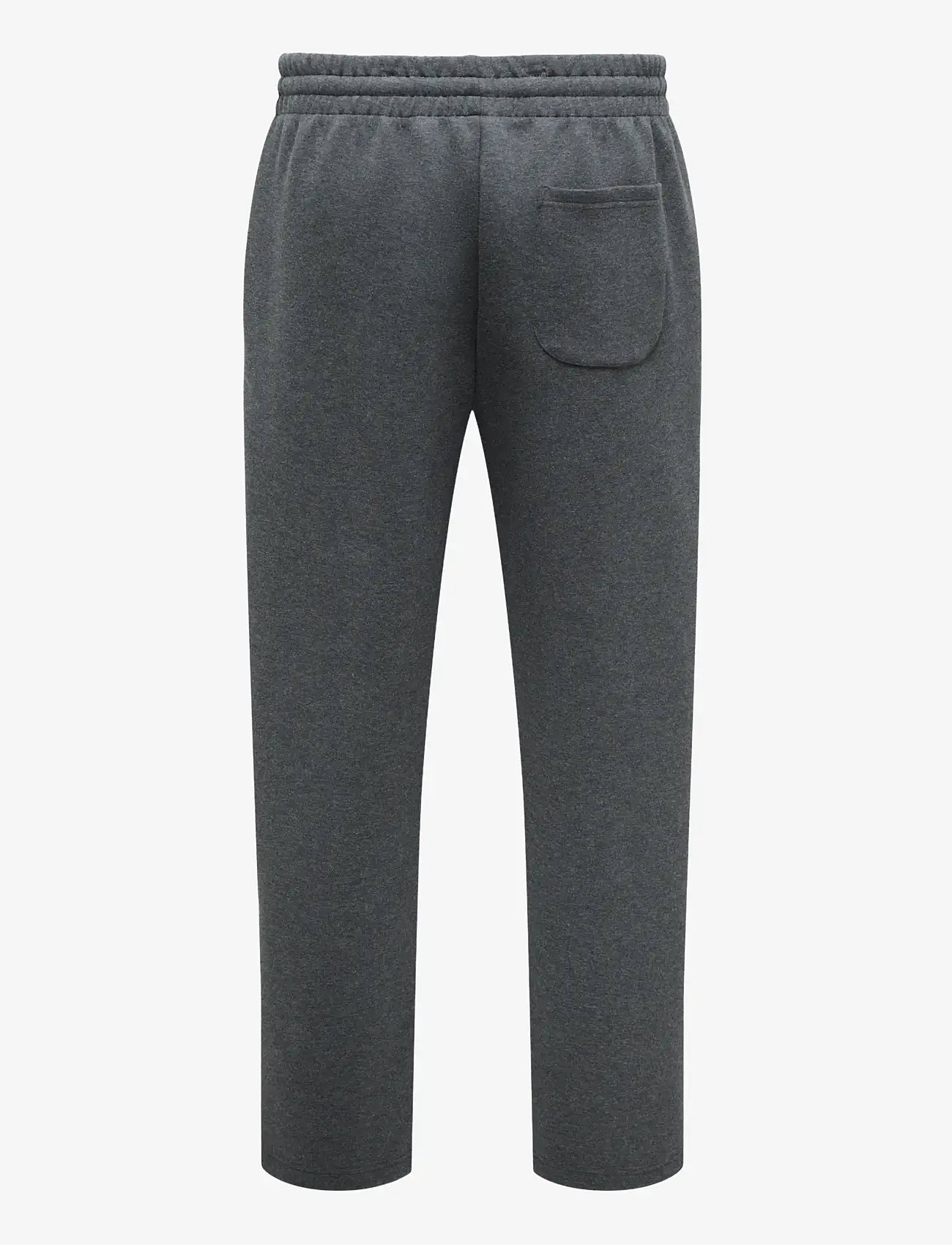 ONLY & SONS - ONSGOYLE WIDE SCUBA PANT - kollektionen - dark grey melange - 1