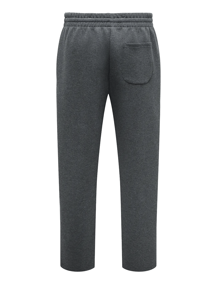 ONLY & SONS - ONSGOYLE WIDE SCUBA PANT - kollektsioonid - dark grey melange - 1