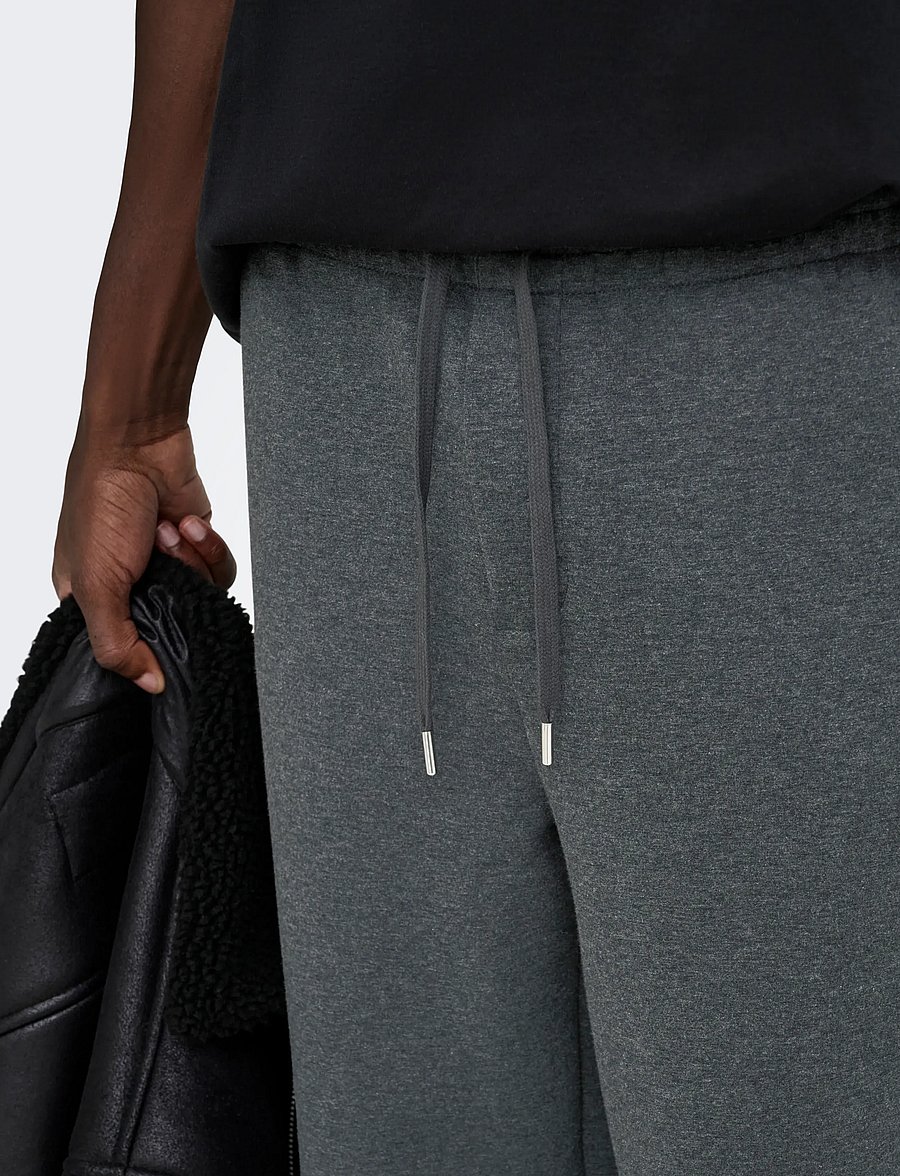 ONLY & SONS - ONSGOYLE WIDE SCUBA PANT - kollektsioonid - dark grey melange - 5