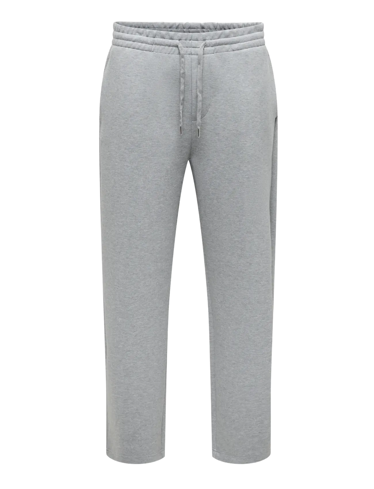 ONLY & SONS ONSGOYLE WIDE SCUBA PANT - ONLY & SONS - MEDIUM GREY MELANGE / grey