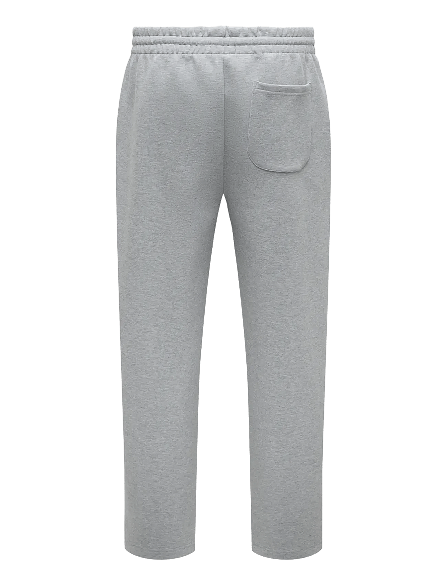 ONLY & SONS - ONSGOYLE WIDE SCUBA PANT - kollektionen - medium grey melange - 1