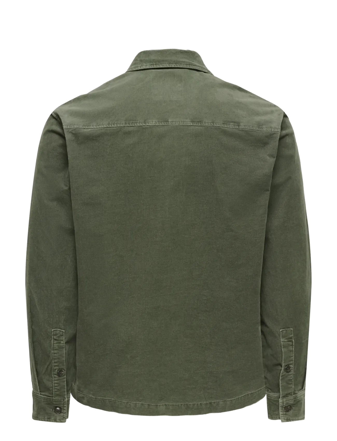 ONLY & SONS - ONSEWELL WASHED CORDUROY SHIRT - forest night - 2
