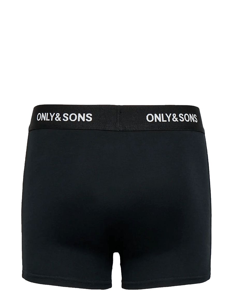 ONLY & SONS - OSJFITZ SOLID BOXER 5-PACK JNR NOOS - unterhosen - black - 2