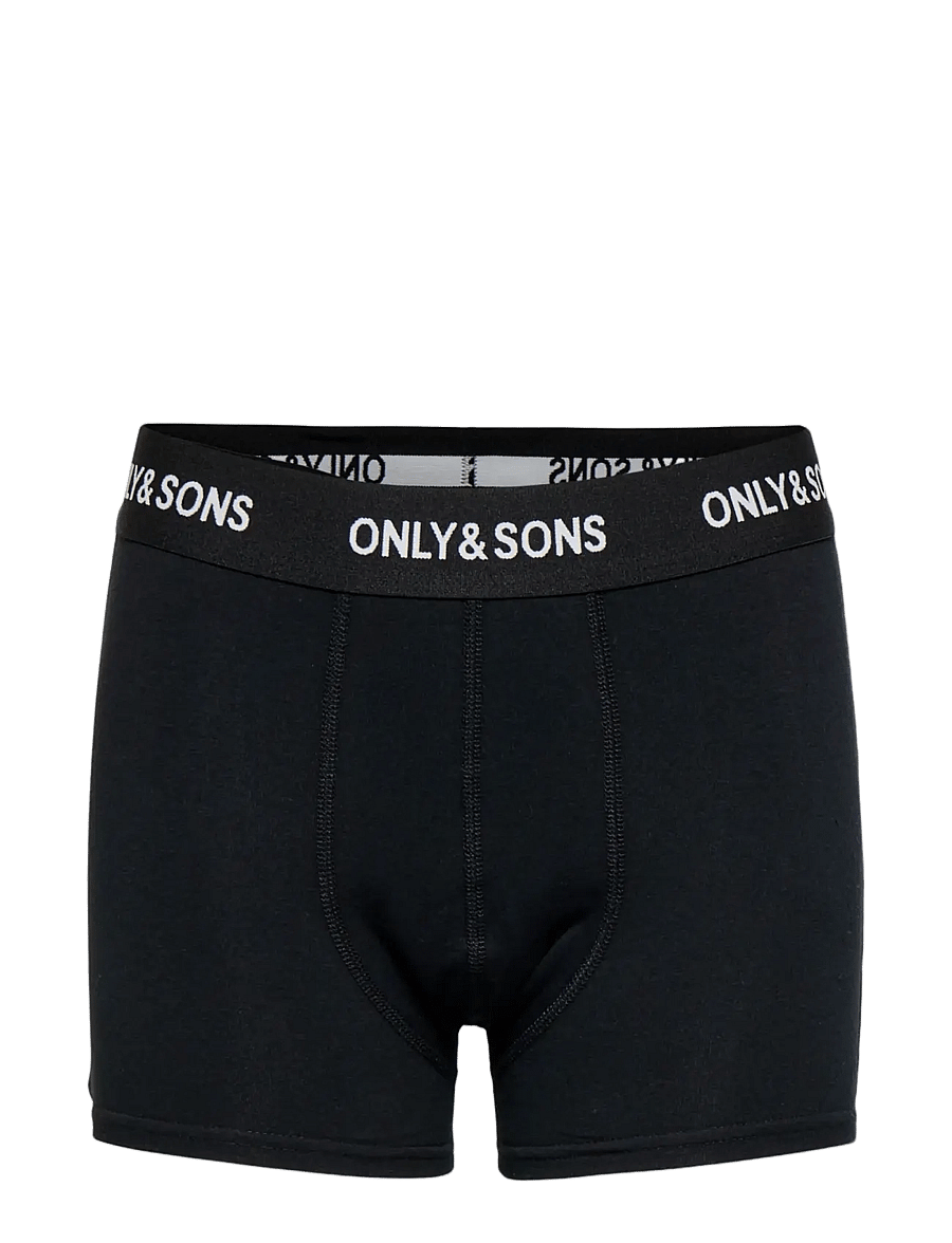 ONLY & SONS - OSJFITZ SOLID BOXER 5-PACK JNR NOOS - unterhosen - black - 3