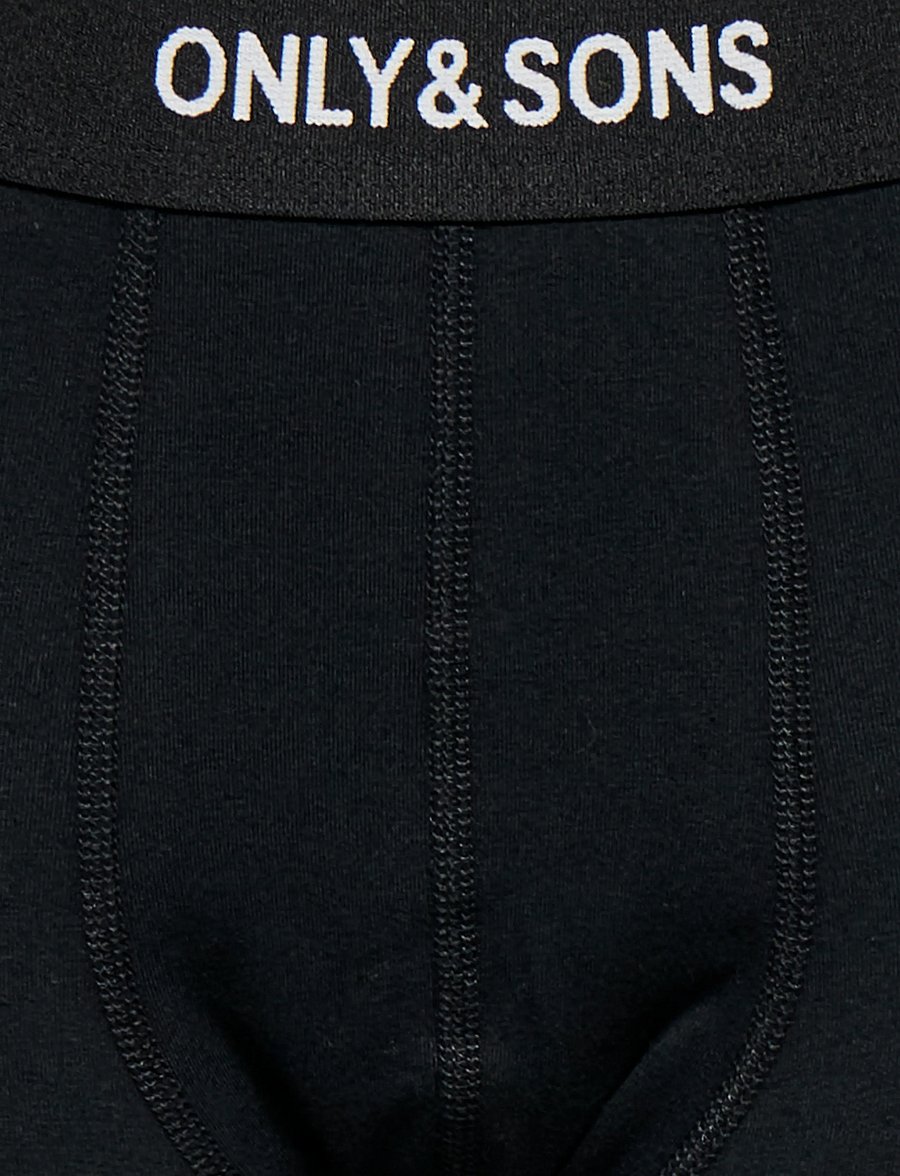 ONLY & SONS - OSJFITZ SOLID BOXER 5-PACK JNR NOOS - unterhosen - black - 4