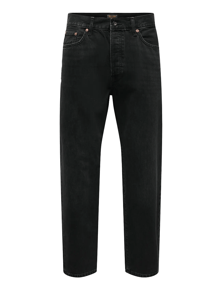 ONLY & SONS - ONSTYE LOOSE TAPE. WB 0131 AZG DNM - washed black - 0