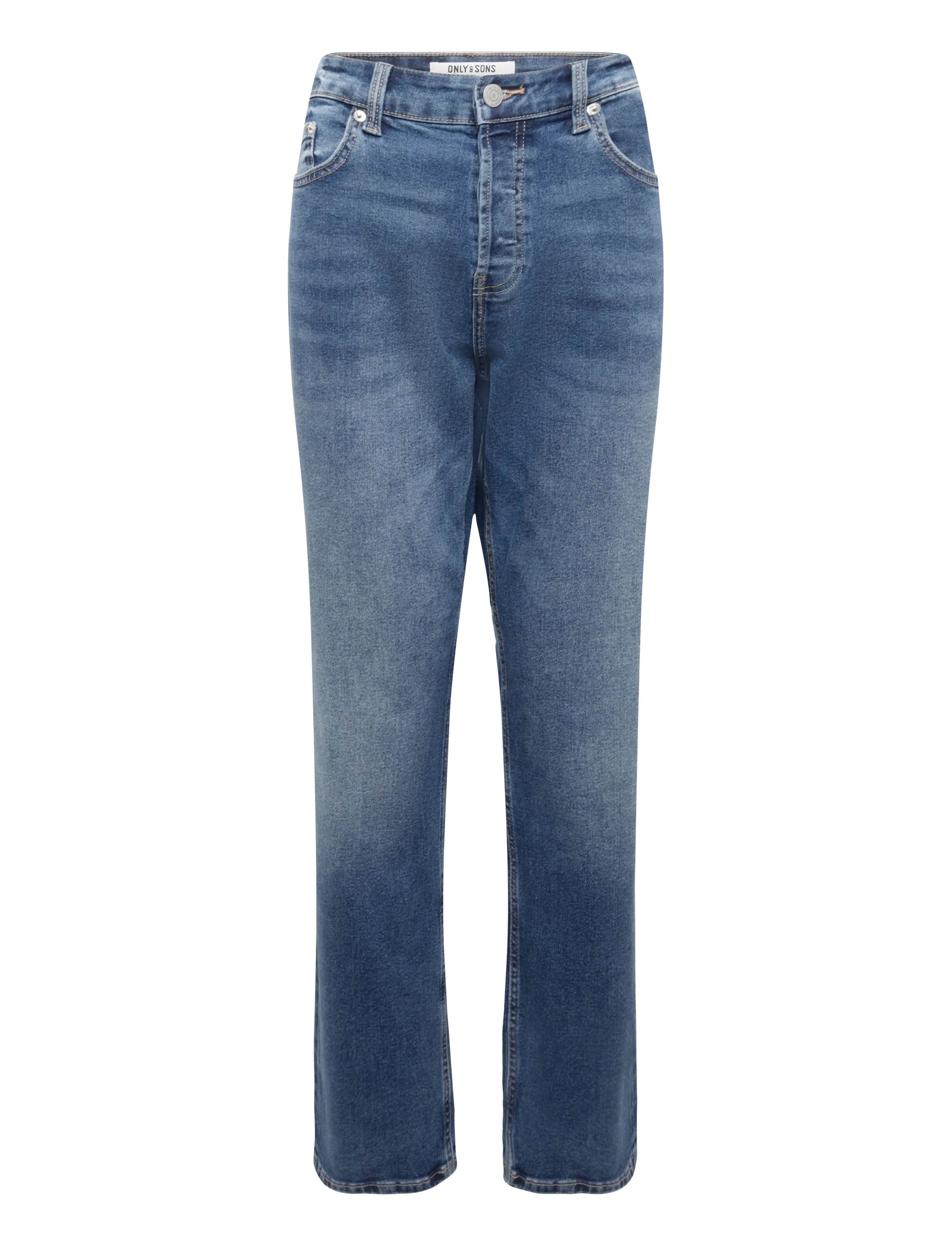 ONLY & SONS ONSEDGE STRAIGHT STRETCH PIM BOX DNM MU - Jeans - MEDIUM BLUE DENIM / blue